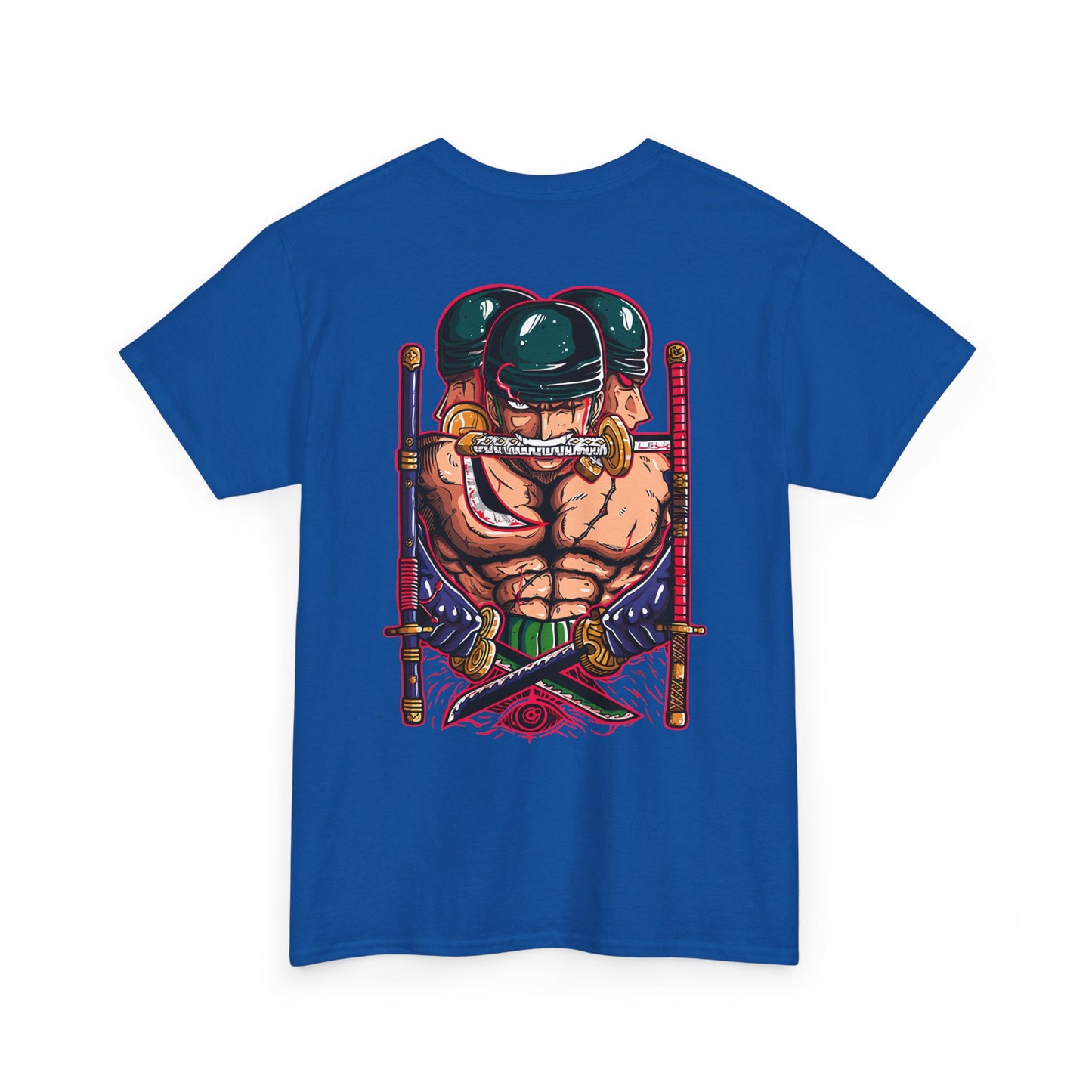 Samurai Warrior Graphic Tee — Bold Back-Print Anime Inspired T-Shirt