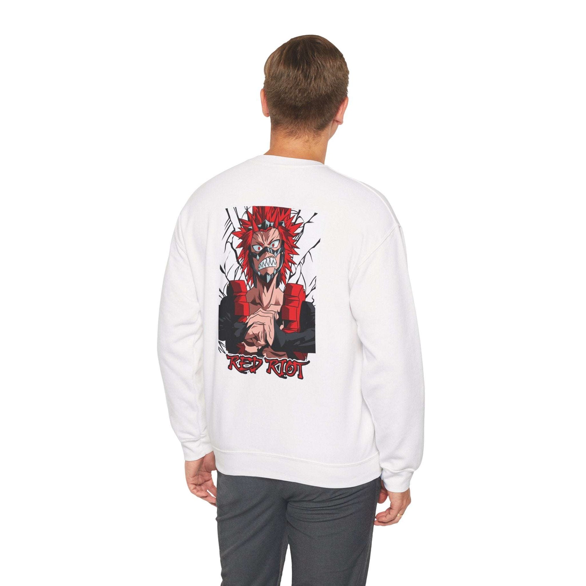 Crewneck Sweatshirt — Red Riot Anime Graphic (Keep Riot) Maklenn Crewneck Sweatshirt — Red Riot Anime Graphic (Keep Riot) Sweatshirt Maklenn www.maklenn.com India 33.23