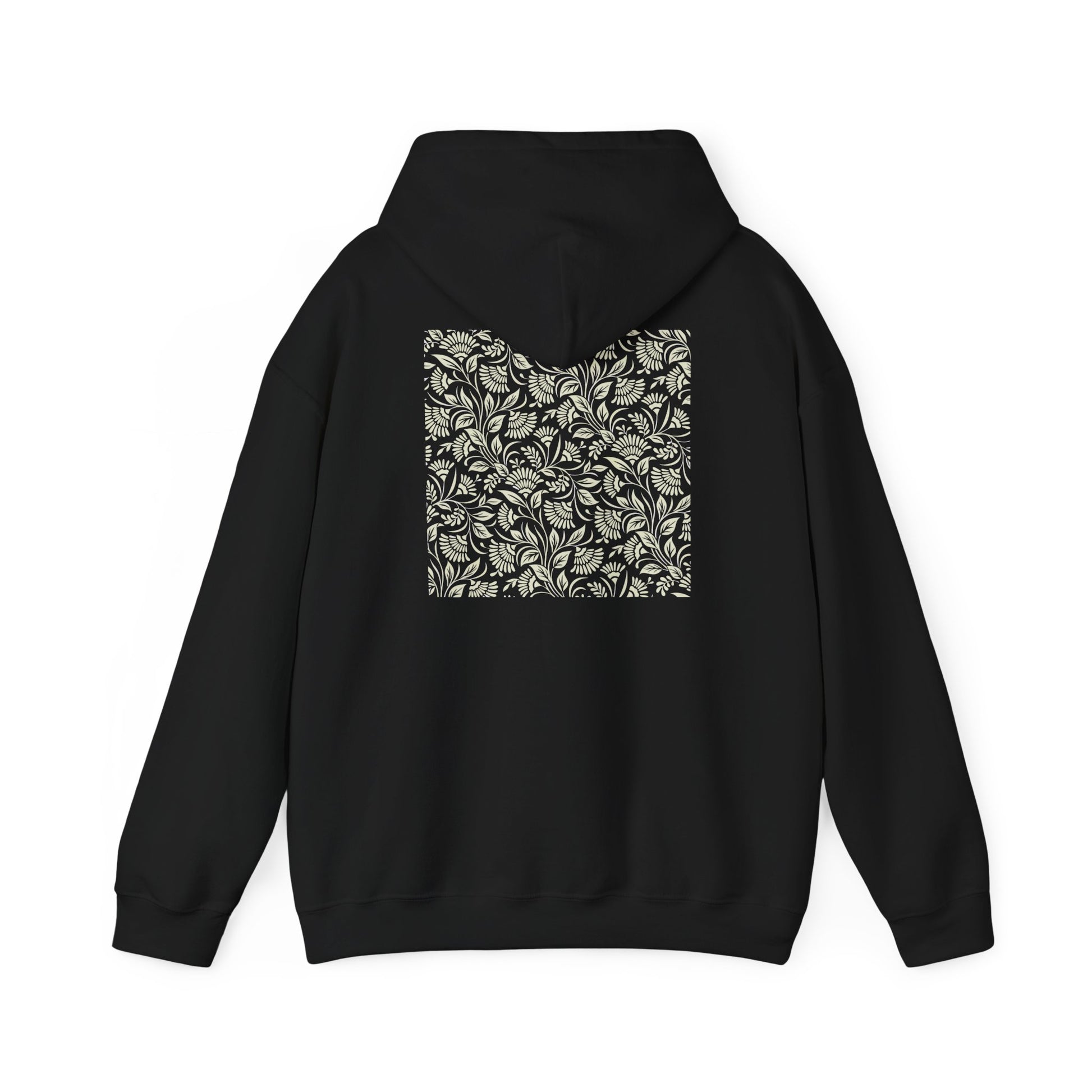 Floral Print Unisex Heavy Blend Hoodie - Cozy Streetwear, Gift for Her, Fall Fashion, Casual Layering, Mother’s Day, Girl aesthetic, Everyday Comfort Printify