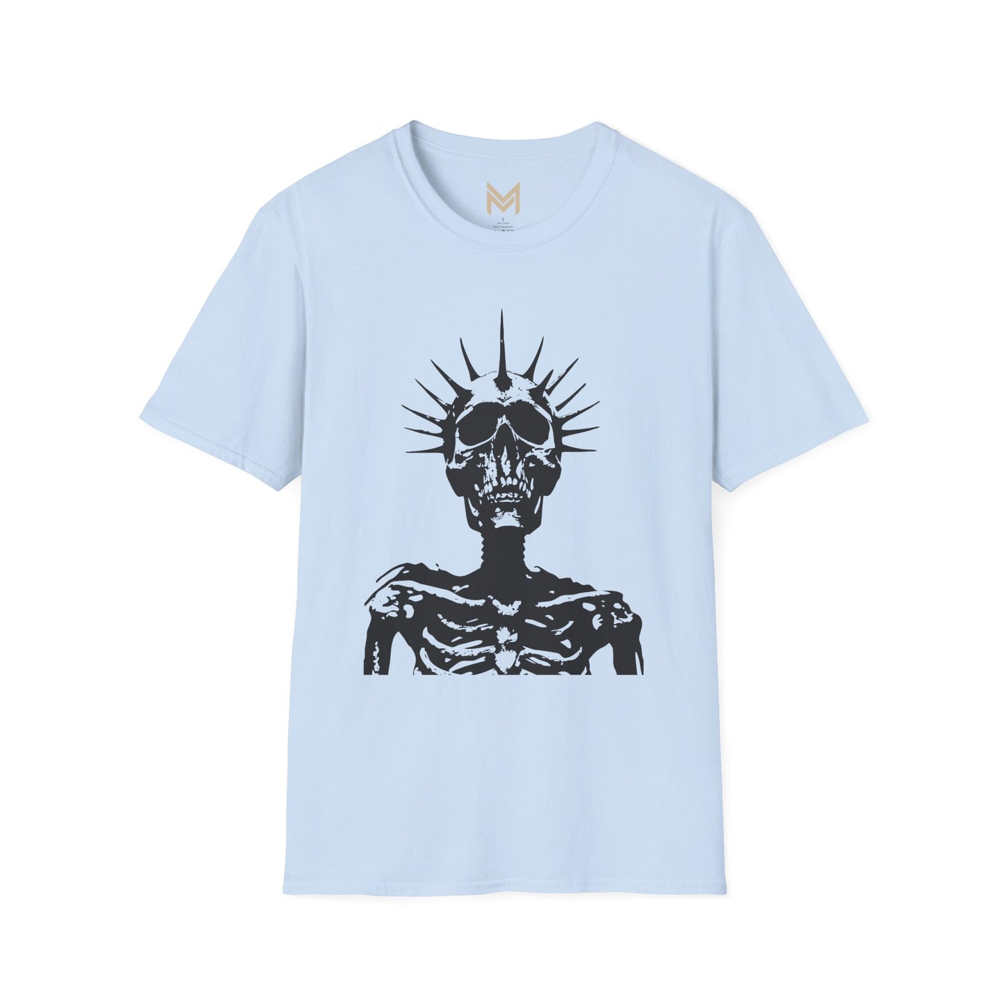 Edgy Skeleton Graphic Tee | Unisex Softstyle T-Shirt, Halloween Costume, Alternative Fashion, Gift for Him/Her, Casual Wear Printify