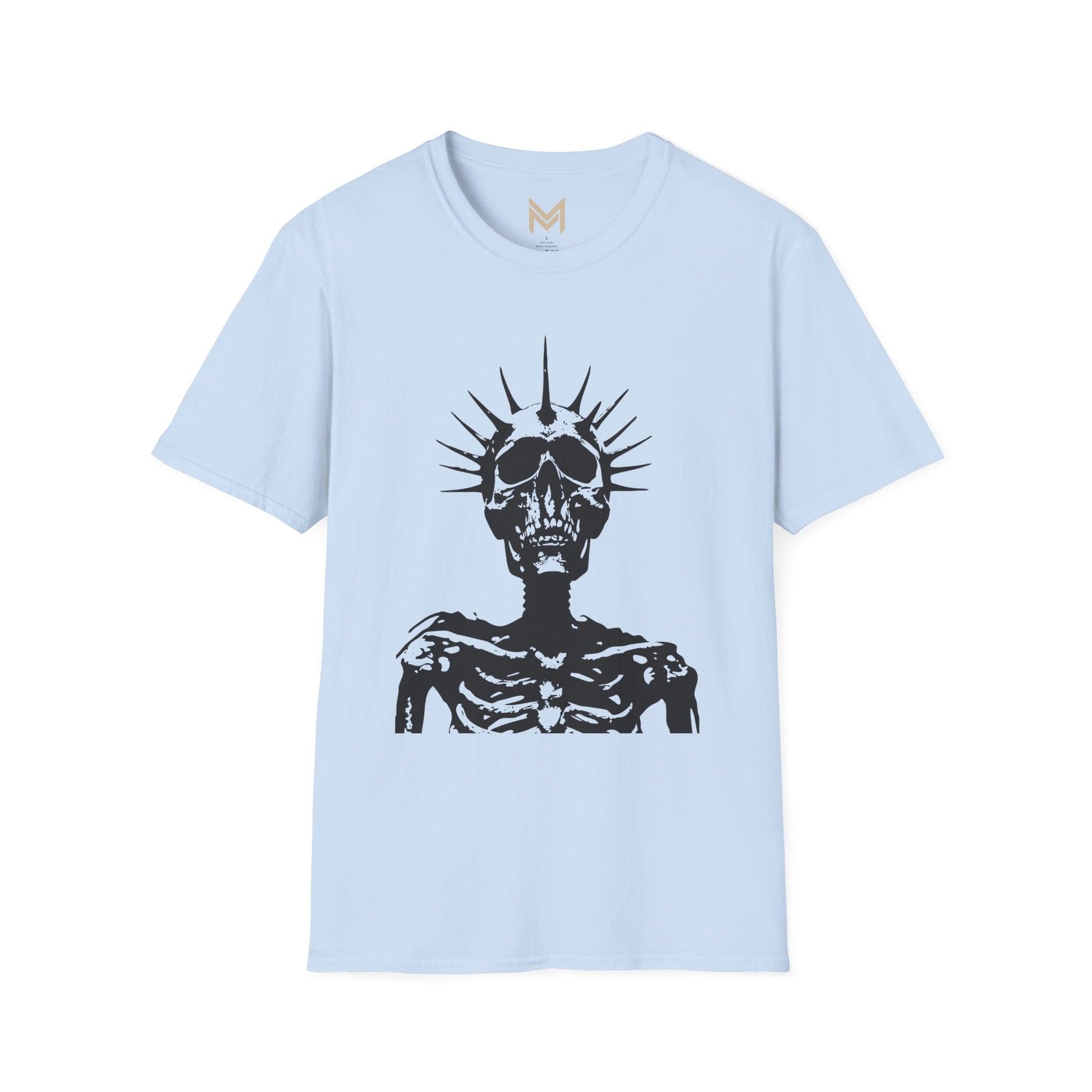 Edgy Skeleton Graphic Tee | Unisex Softstyle T-Shirt, Halloween Costume, Alternative Fashion, Gift for Him/Her, Casual Wear Printify