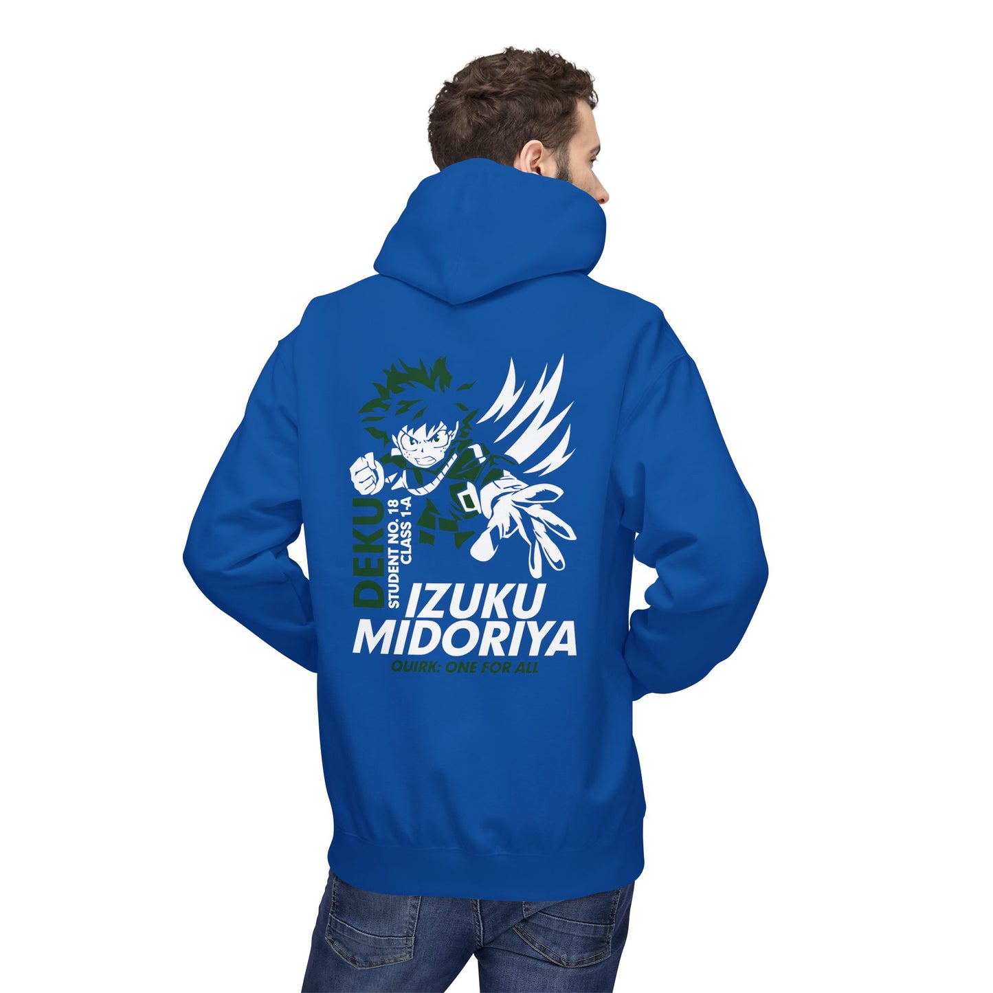 Izuku Midoriya 'Deku' Graphic Hoodie — My Hero Academia Anime Pullover