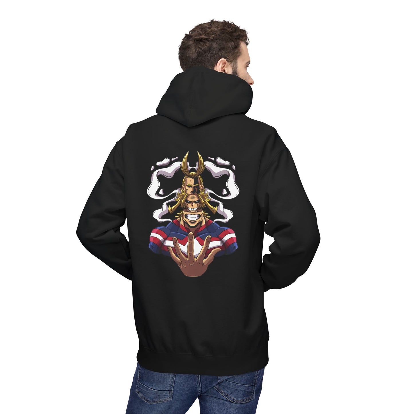 Hoodie - All Might Anime Graphic Hoodie (Plus Ultra)