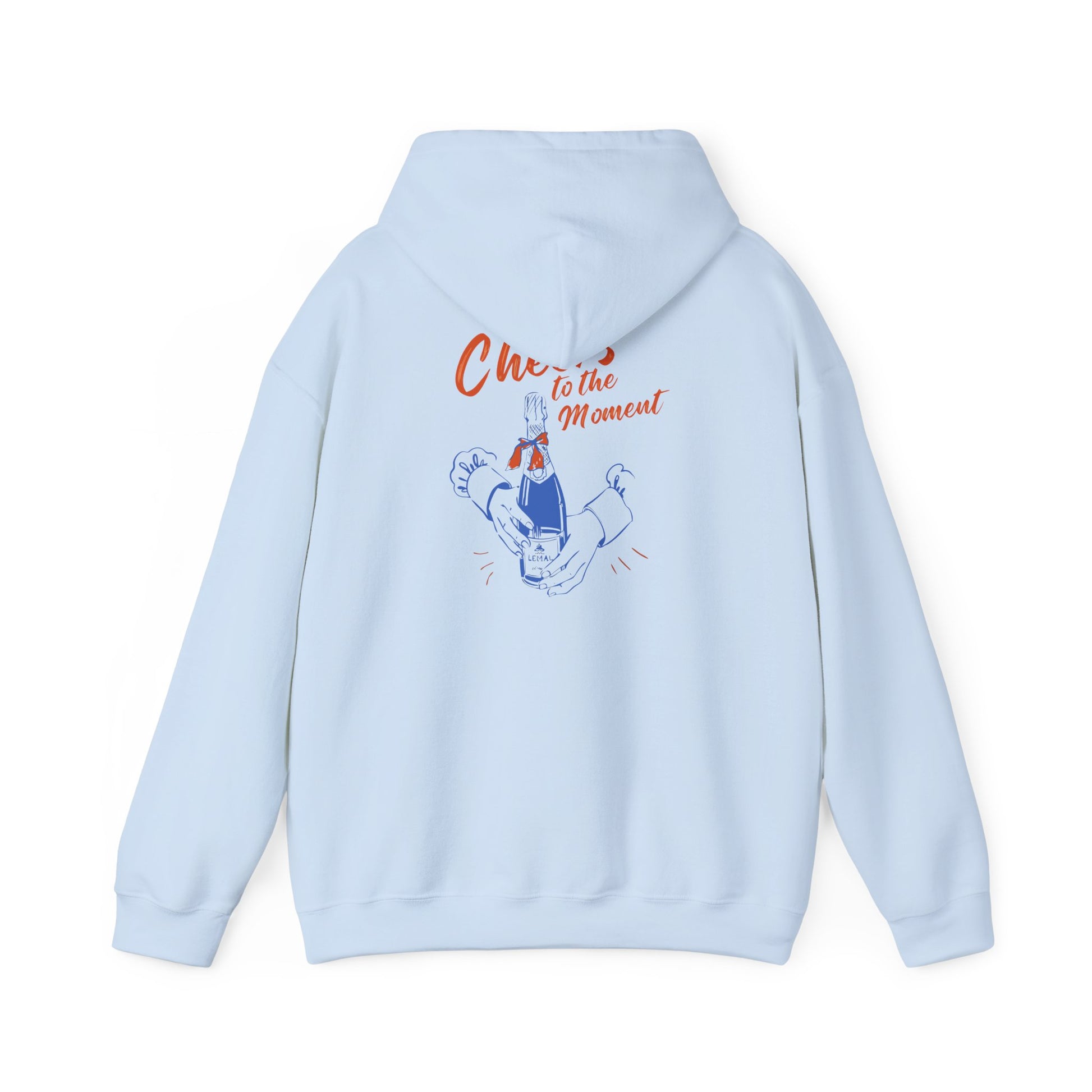Cheers to the Moment Hoodie - Cozy Sweatshirt for Celebrations, Casual Wear, Gift for Friends, Unisex Apparel, Everyday Comfort Printify