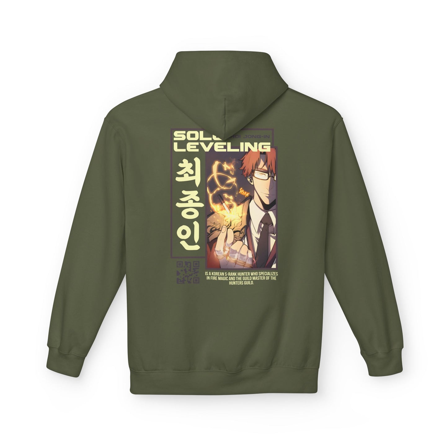 Solo Leveling Hoodie — Anime Graphic Pullover with Sung Jin-Woo Art