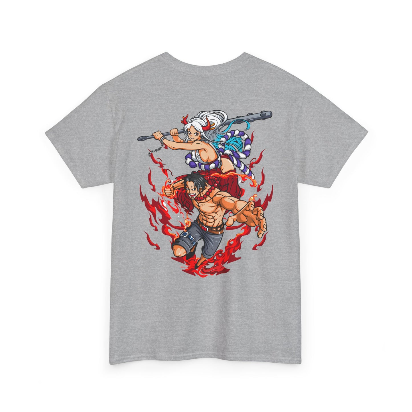 One Piece Anime T-Shirt — Luffy & Whitebeard Battle Graphic Tee