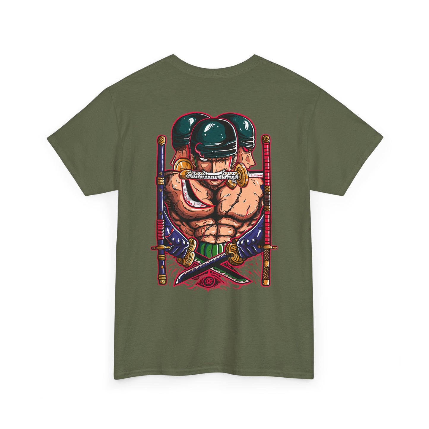 Samurai Warrior Graphic Tee — Bold Back-Print Anime Inspired T-Shirt