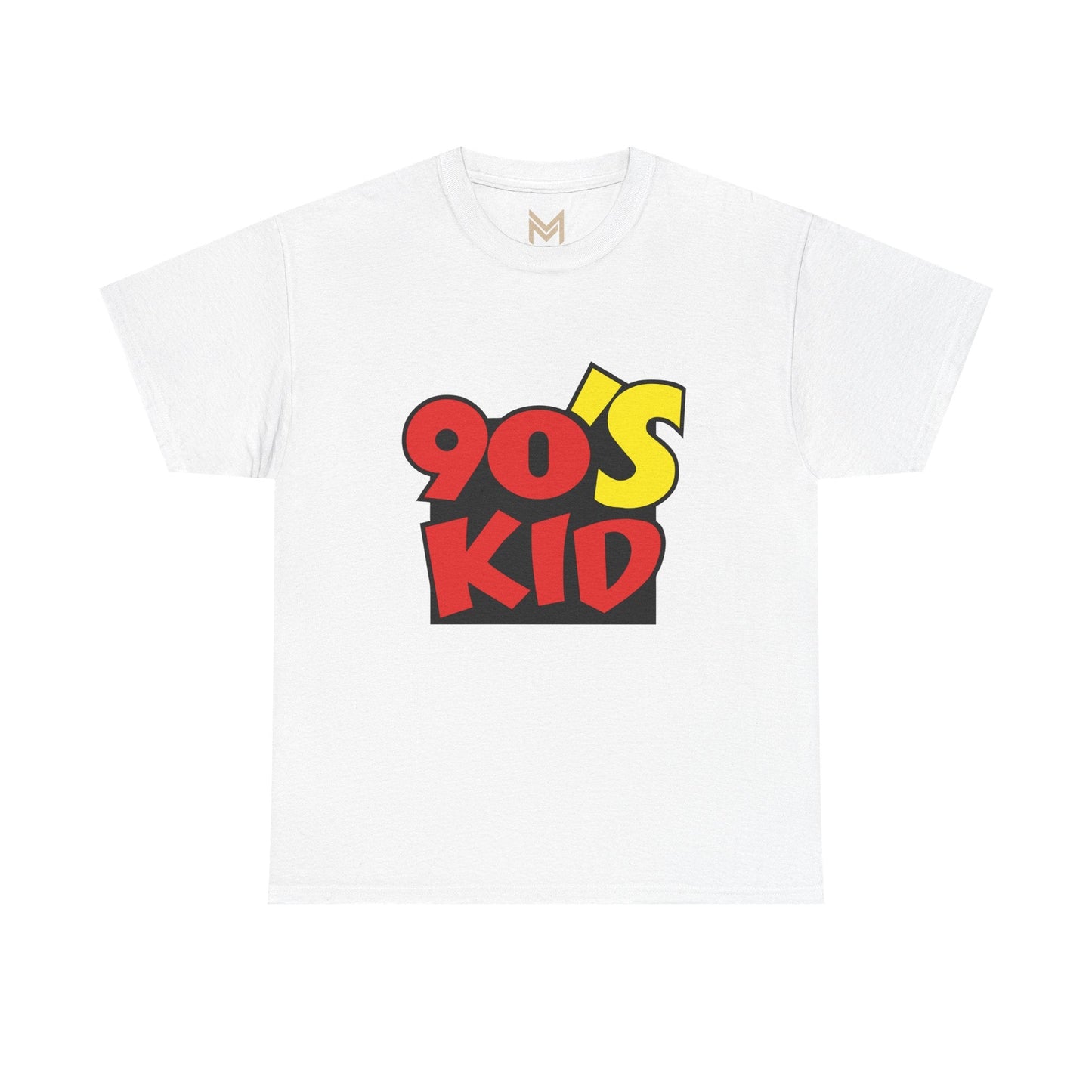 90's Kid Unisex Heavy Cotton Tee - Nostalgic Vintage T-Shirt, Retro Tee for 90s Lovers, Gift for Birthdays, Casual Wear - Maklenn