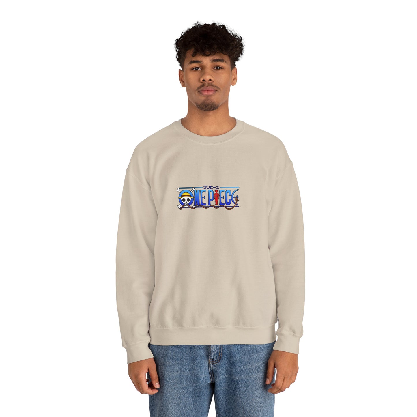 One Piece Ace Crewneck Sweatshirt – Portgas D. Ace Flame Graphic Crew