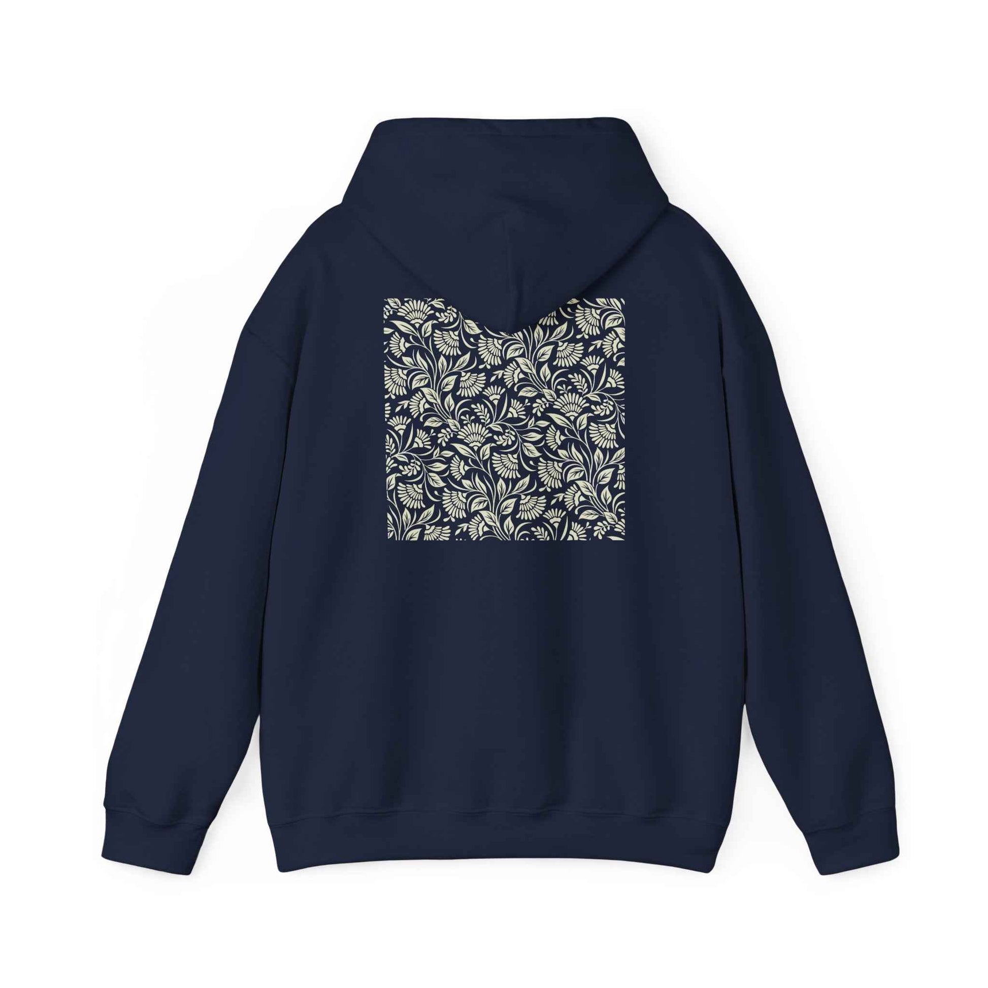 Floral Print Unisex Heavy Blend Hoodie - Cozy Streetwear, Gift for Her, Fall Fashion, Casual Layering, Mother’s Day, Girl aesthetic, Everyday Comfort