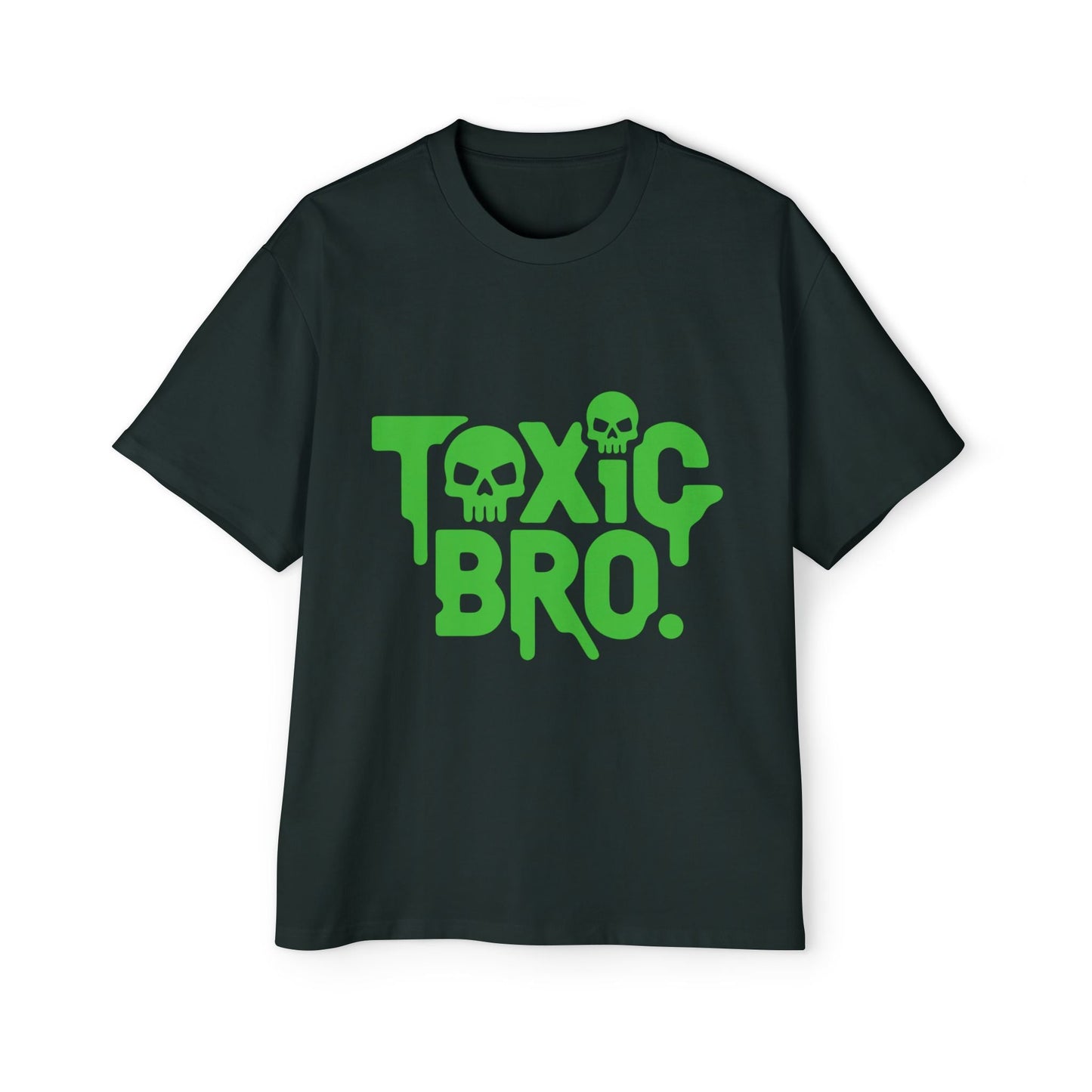Toxic Bro Oversized Tee, Men's Graphic T-Shirt, Casual Streetwear, Gift for Him, Summer Style, Statement Shirt - Maklenn