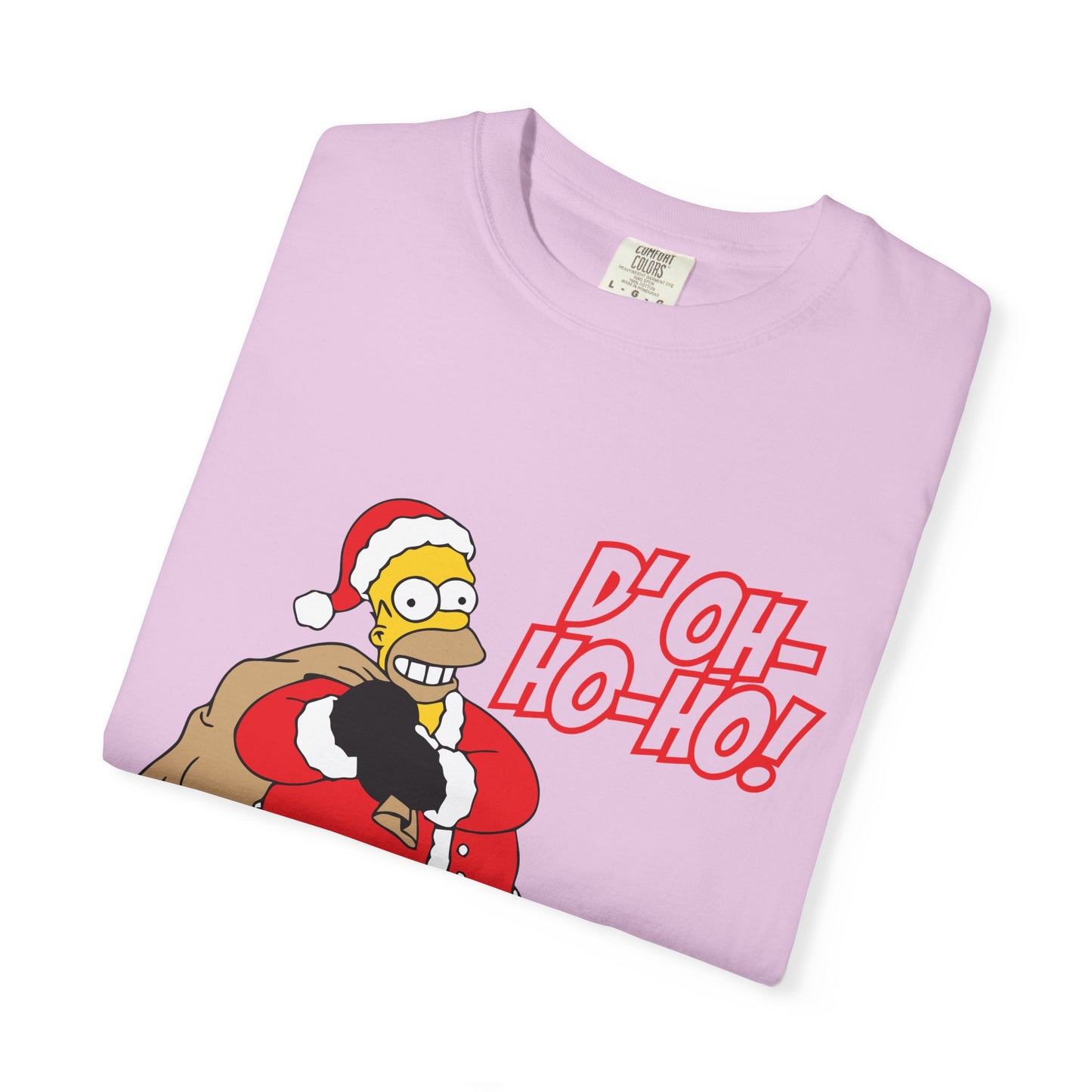 Holiday Cartoon Santa Tee — "D'oh-Ho-Ho!" Christmas T-Shirt Printify