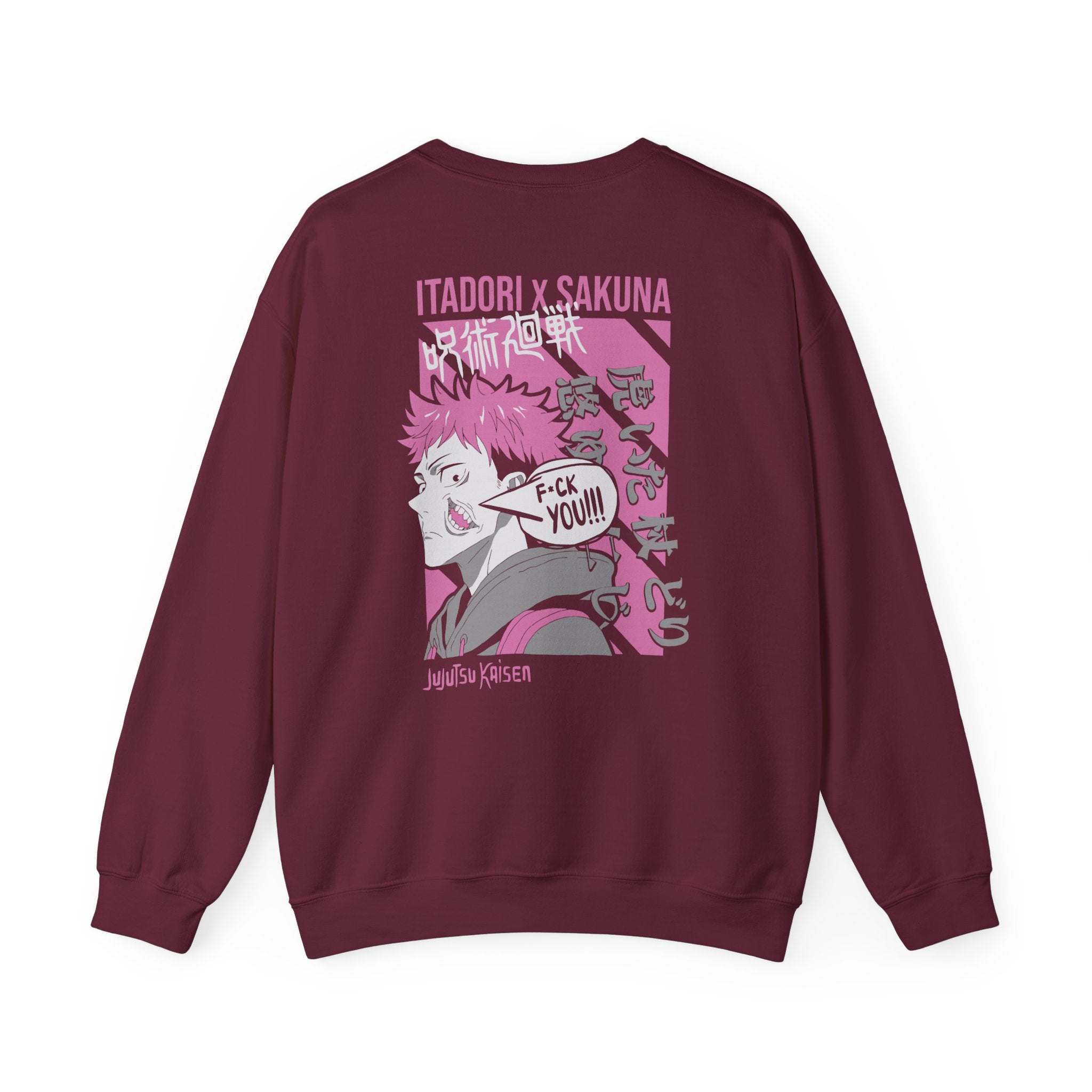 Yuji Itadori and Ryomen Sukuna Cursed Vessel Jujutsu Kaisen sweatshirt – Maklenn