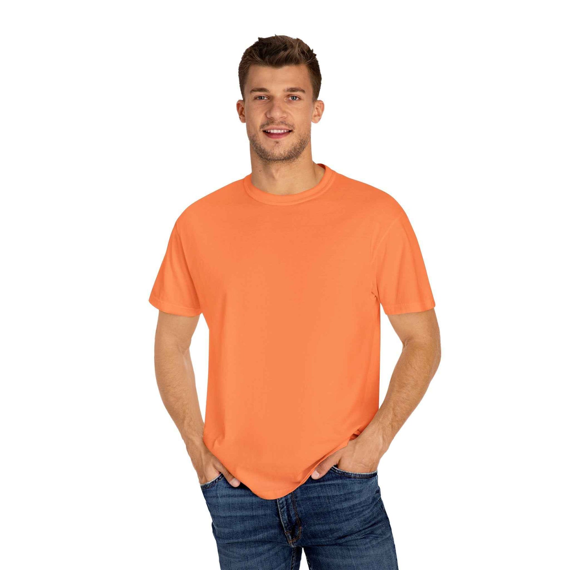 Artistic Garment-Dyed T-Shirt, Unisex Graphic Tee, Unique Casual Wear, Statement Top, Gift for Art Lovers, Everyday Comfort Tee
