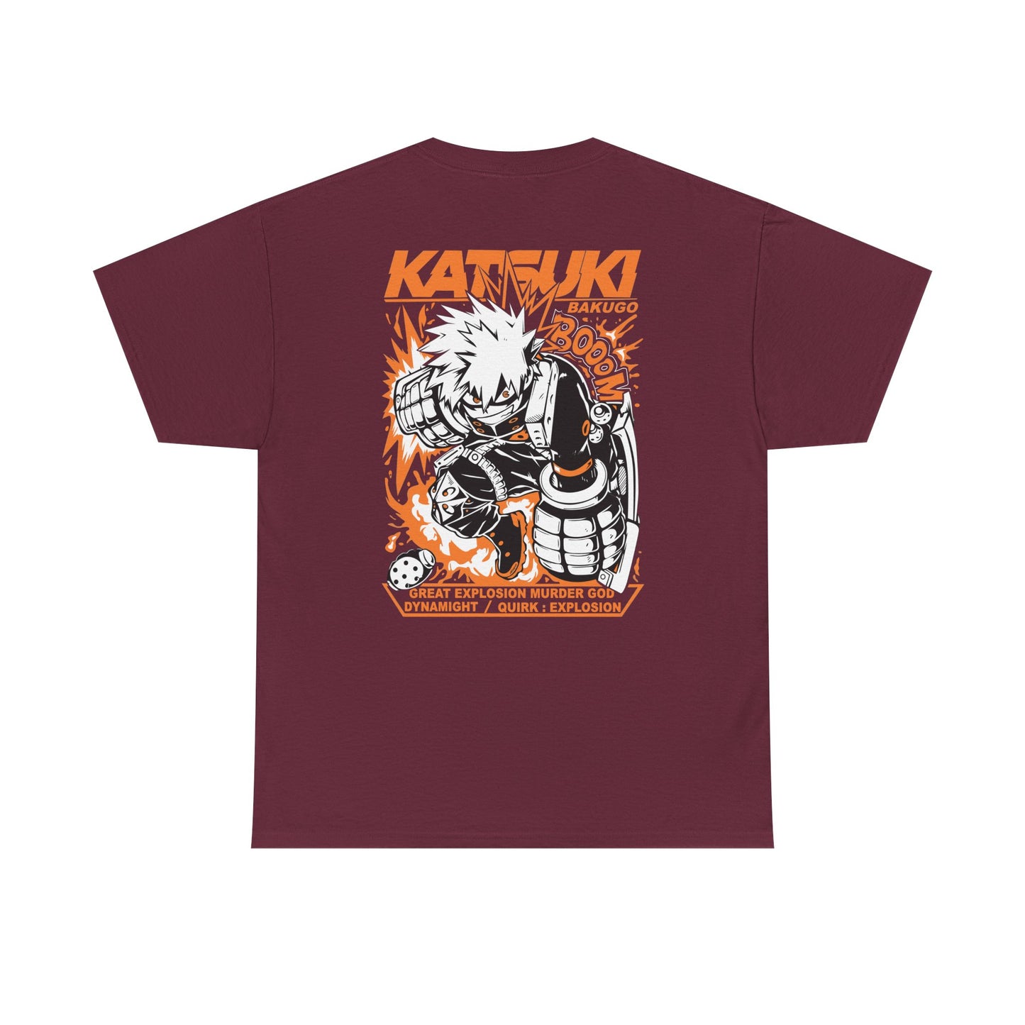 Bakugo Katsuki Graphic Tee — Anime Hero Action T-Shirt