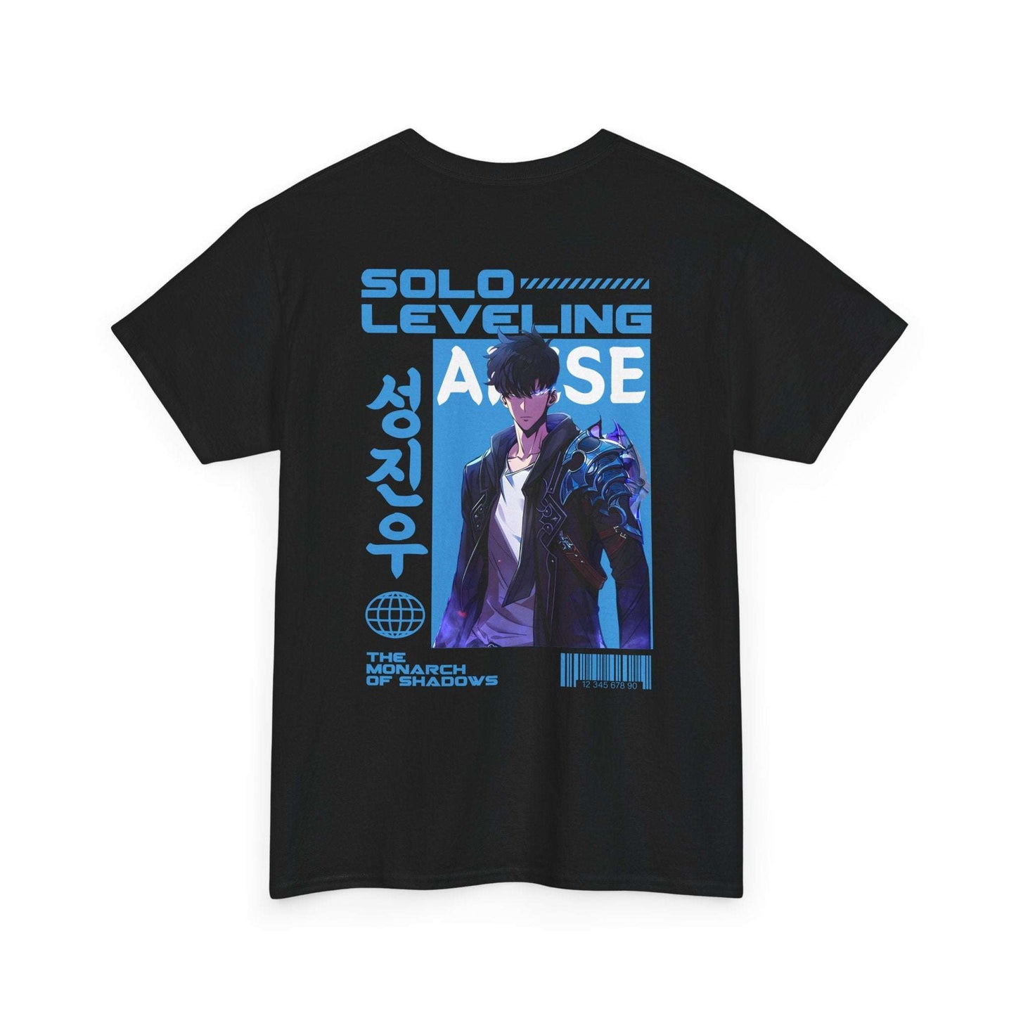 Solo Leveling Graphic Tee — Sung Jinwoo Anime-Inspired Shirt Maklenn Solo Leveling Graphic Tee — Sung Jinwoo Anime-Inspired Shirt T-Shirt Maklenn www.maklenn.com India 21.80