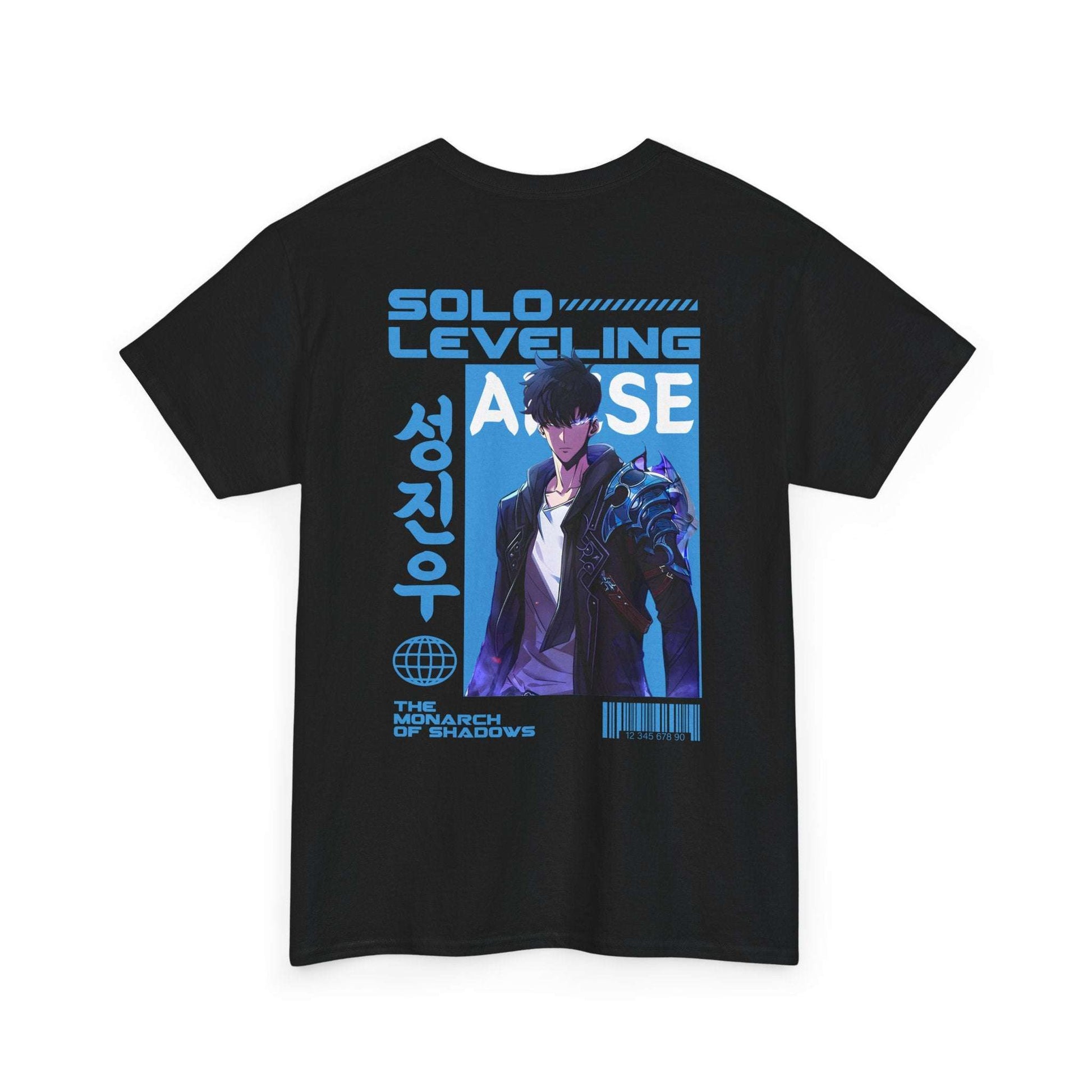 Solo Leveling Graphic Tee — Sung Jinwoo Anime-Inspired Shirt Maklenn Solo Leveling Graphic Tee — Sung Jinwoo Anime-Inspired Shirt T-Shirt Maklenn www.maklenn.com India 21.80