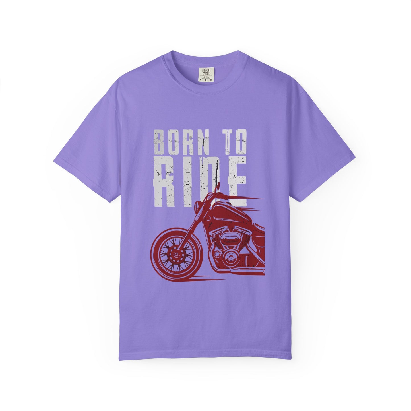 Born to Ride Motorcycle T-Shirt, Unisex Tee, Biker Apparel, Gift for Motorcycle Lovers, Casual Wear, Adventure Enthusiast Shirt Printify