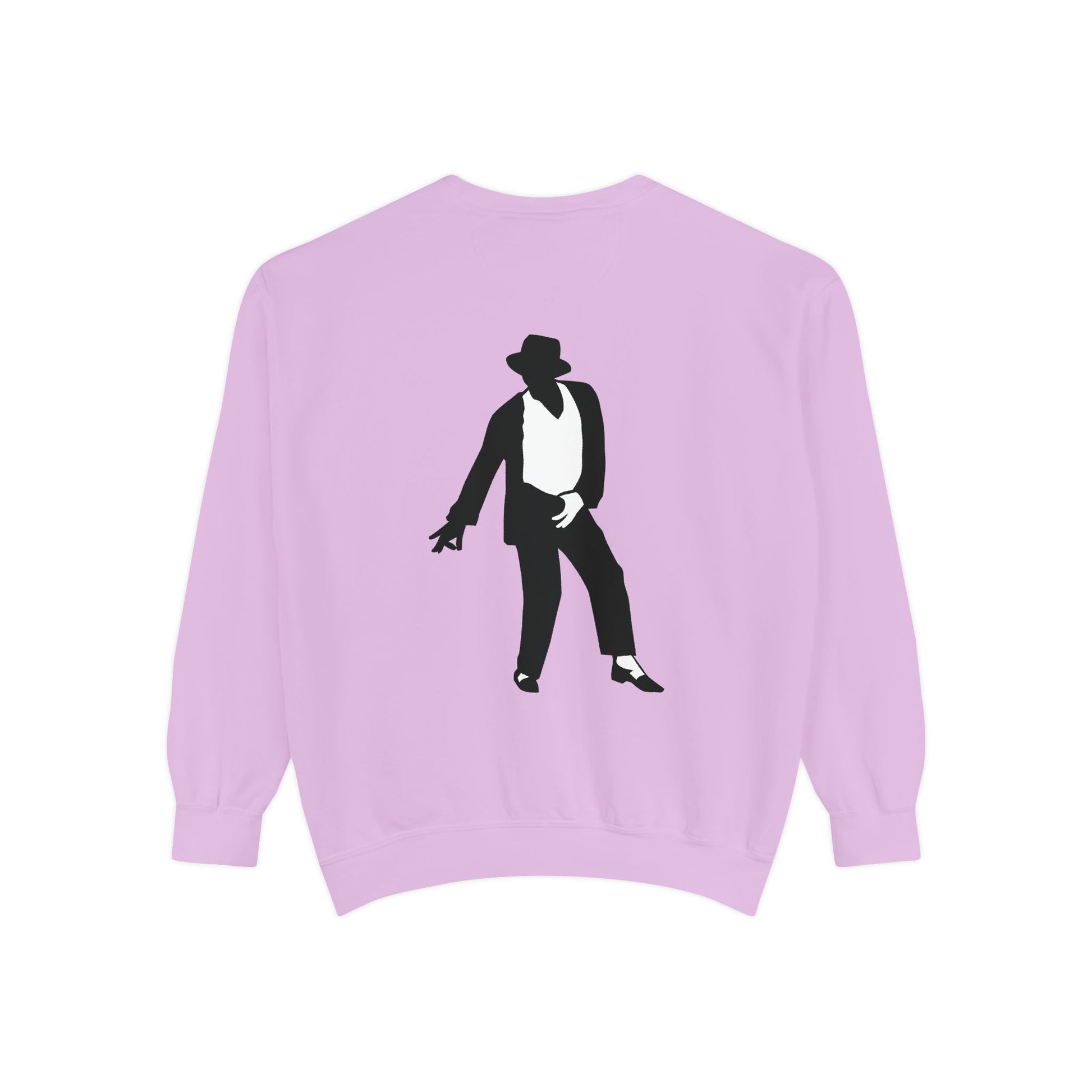 Stylish Unisex Garment-Dyed Sweatshirt, Casual Wear, Gift for Music Lovers, Retro Fashion, Unique Streetwear, Perfect for Parties,Michel jackson style sweatshirt,USA trend sweatshirt Printify
