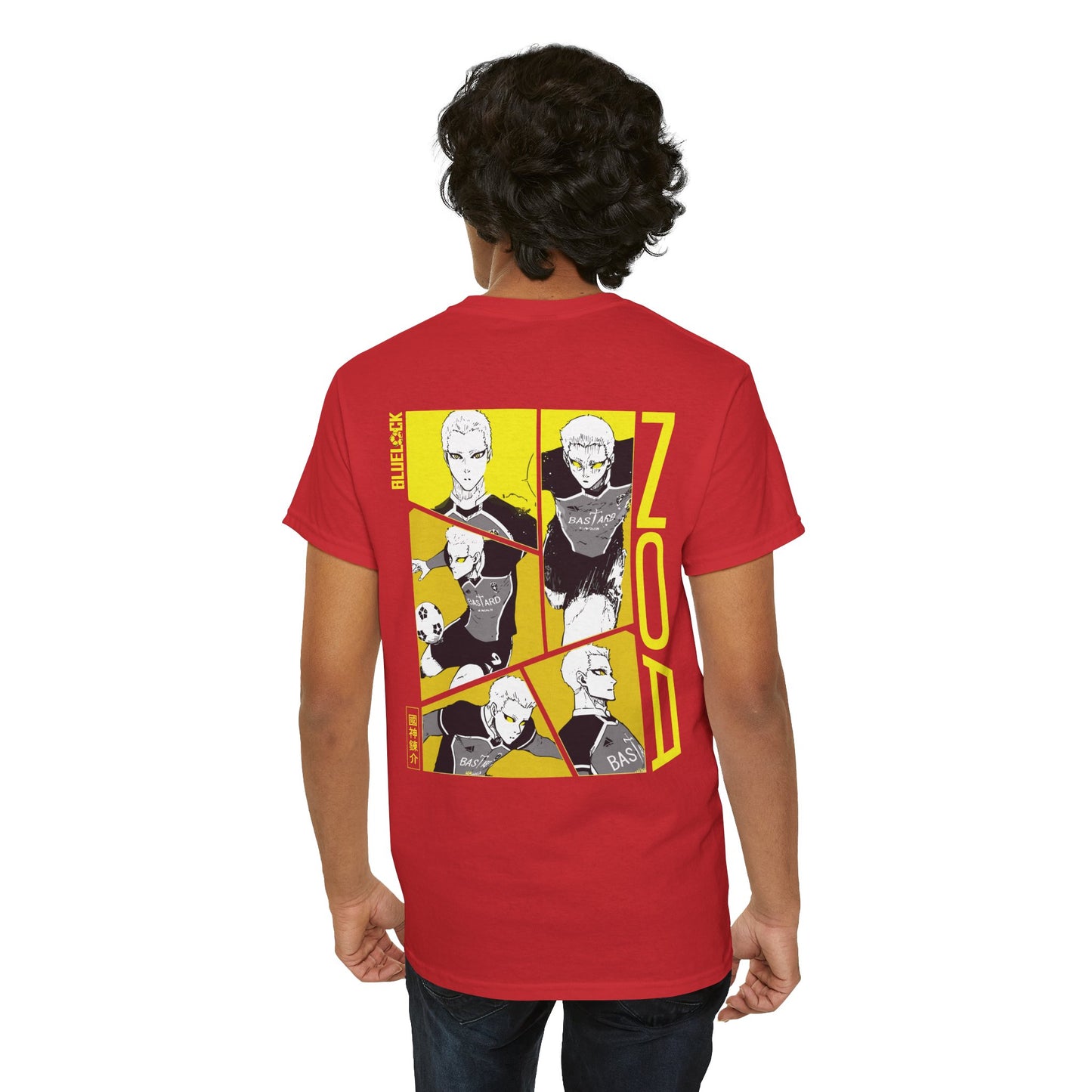Noa "Zero" Blue Lock Heavyweight Tee | Maklenn
