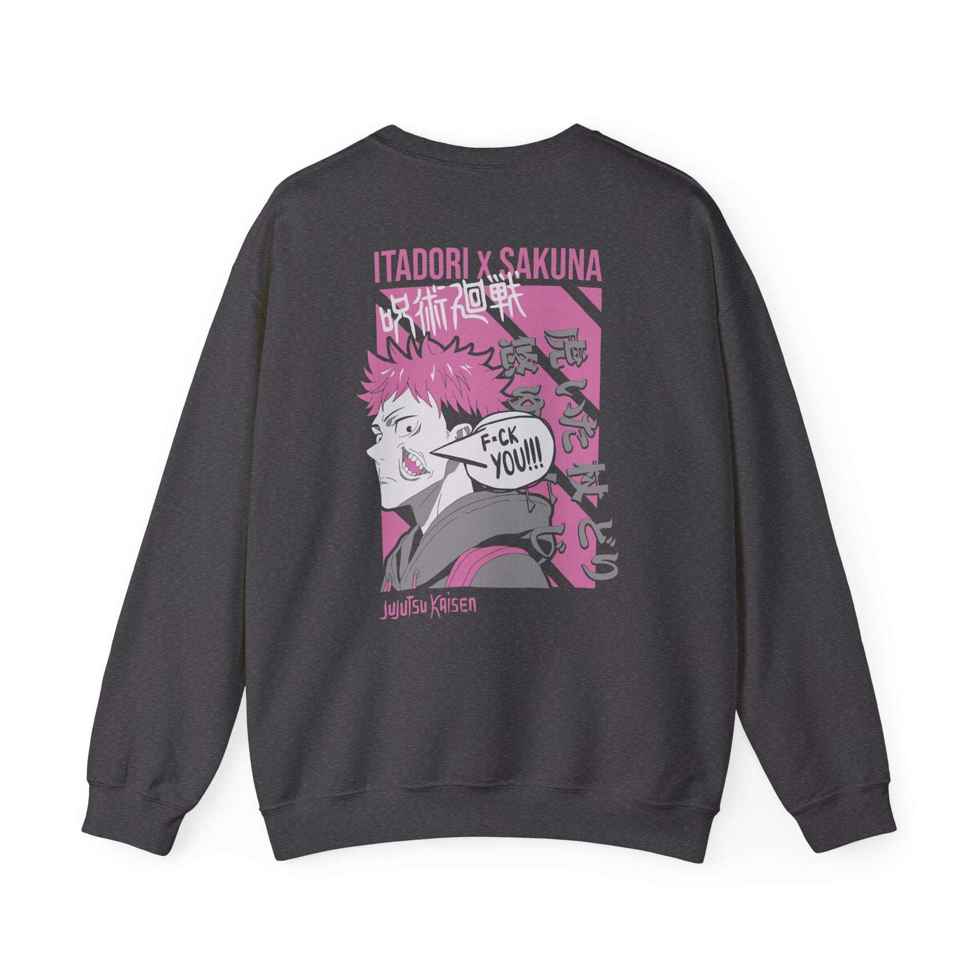 Jujutsu Kaisen Itadori x Sukuna Crewneck Sweatshirt — Anime Graphic Pullover Maklenn Jujutsu Kaisen Itadori x Sukuna Crewneck Sweatshirt — Anime Graphic Pullover Sweatshirt Maklenn www.maklenn.com India 32.23
