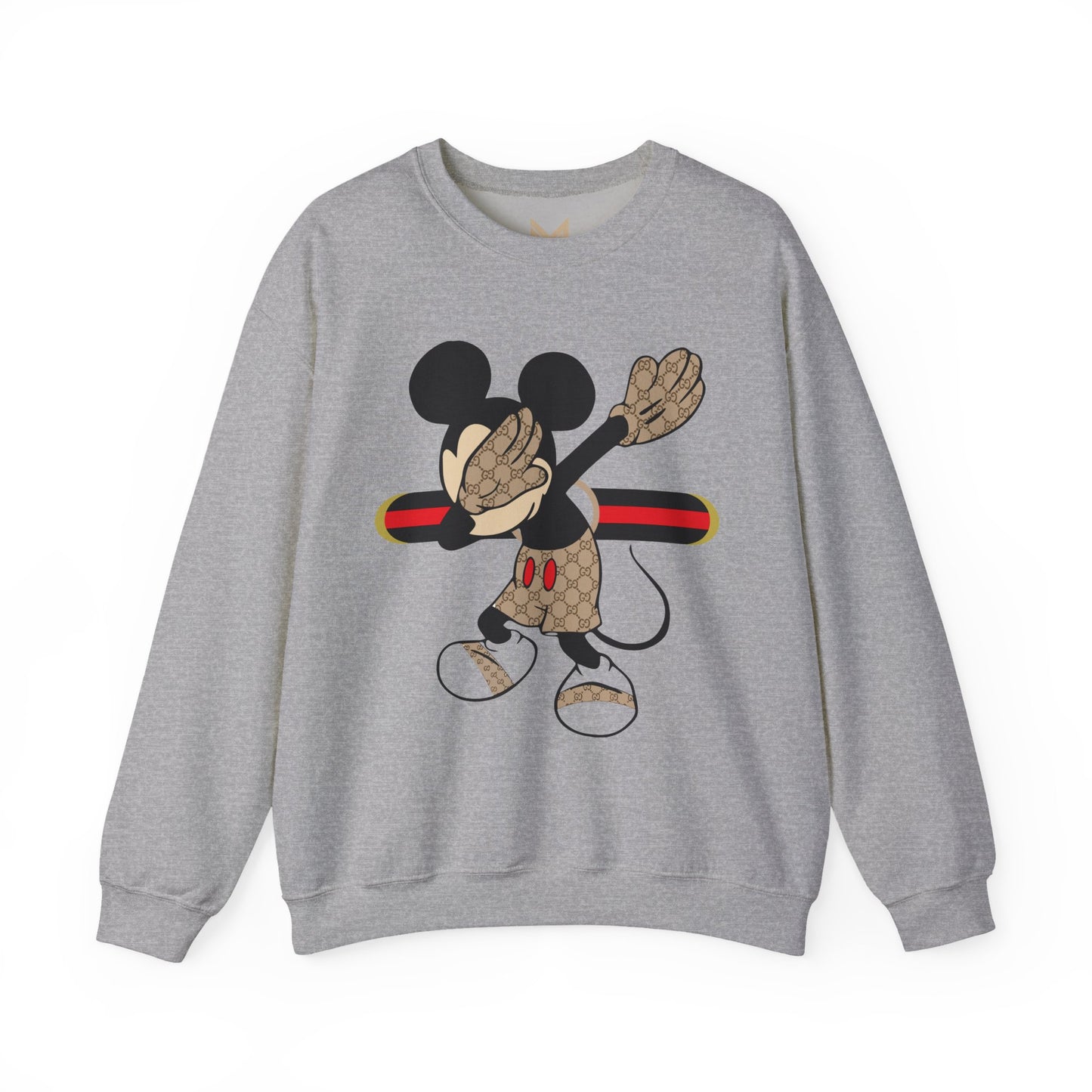 Mickey Mouse Graphic Crewneck Sweatshirt, Unisex Warm Casual Wear, Perfect for Disney Fans, Gift for Birthdays, Cozy Lounge Top Printify