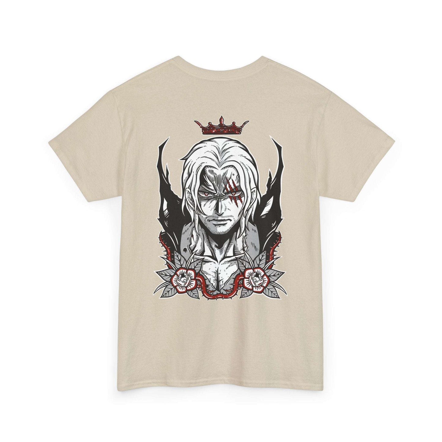 One Piece Anime Tee — White 'King' Pirate Skull Chest & Back Graphic Shirt Maklenn One Piece Anime Tee — White 'King' Pirate Skull Chest & Back Graphic Shirt T-Shirt Maklenn www.maklenn.com India 21.80