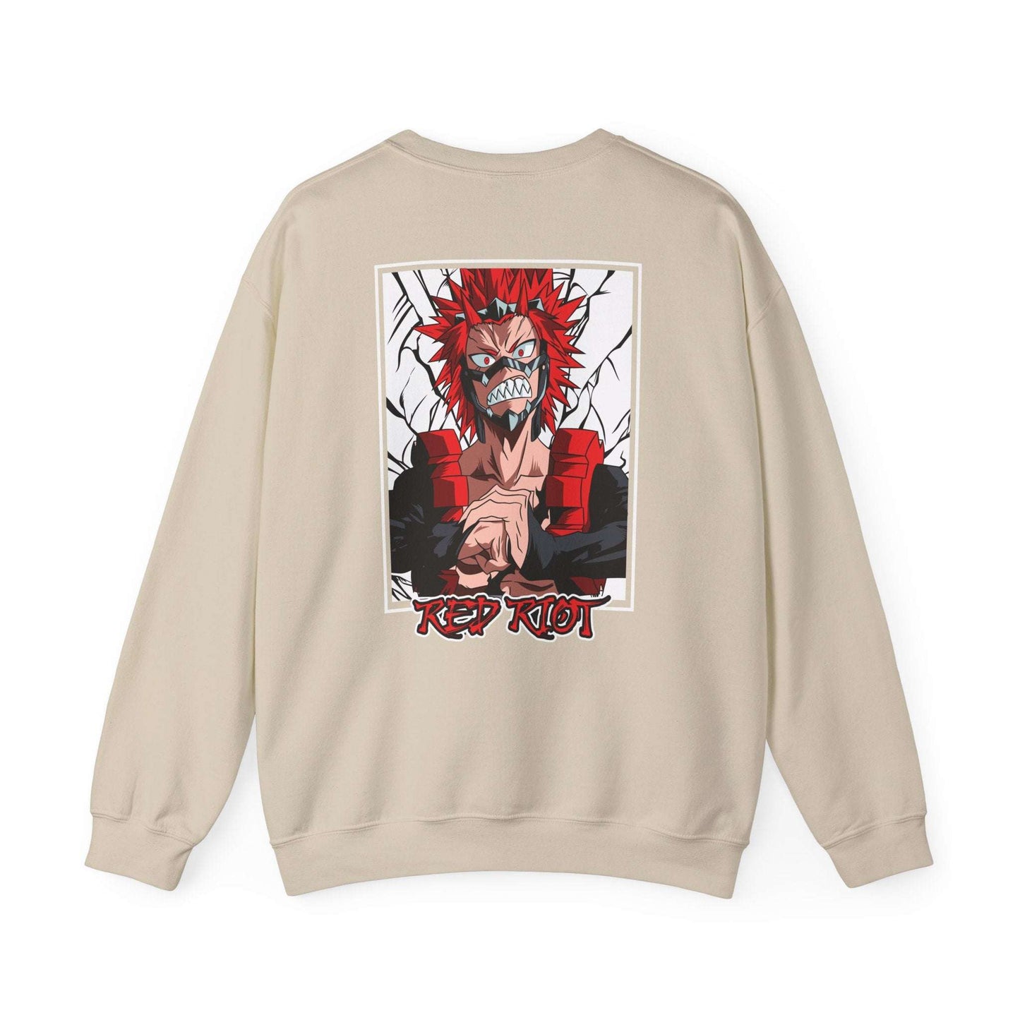 Crewneck Sweatshirt — Red Riot Anime Graphic (Keep Riot) Maklenn Crewneck Sweatshirt — Red Riot Anime Graphic (Keep Riot) Sweatshirt Maklenn www.maklenn.com India 33.23