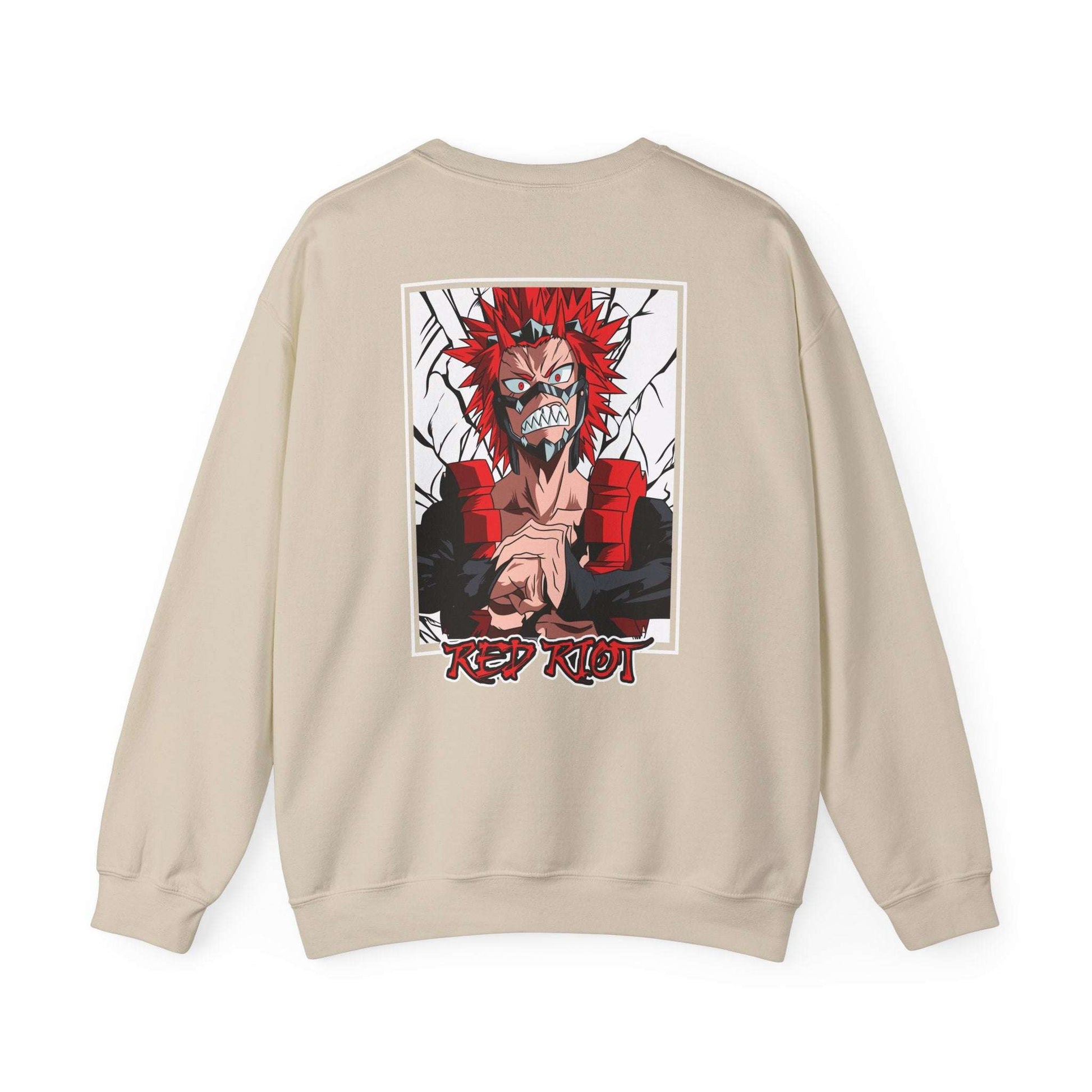Crewneck Sweatshirt — Red Riot Anime Graphic (Keep Riot) Maklenn Crewneck Sweatshirt — Red Riot Anime Graphic (Keep Riot) Sweatshirt Maklenn www.maklenn.com India 33.23