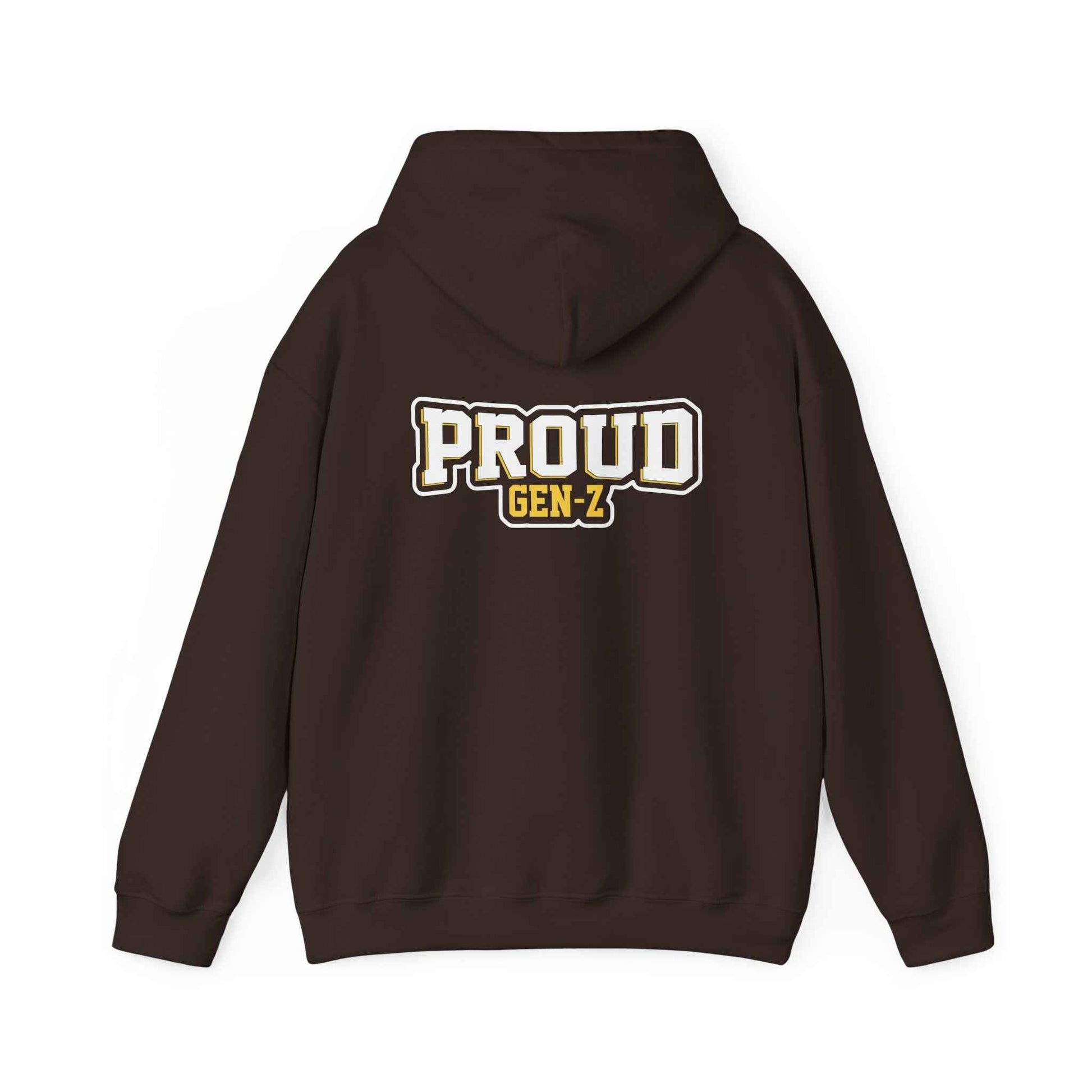 Proud Gen-Z Hoodie, Cozy Streetwear for Teens, Unisex Sweatshirt, Perfect Gift for Graduations, Everyday Casual Wear, Trendy Apparel