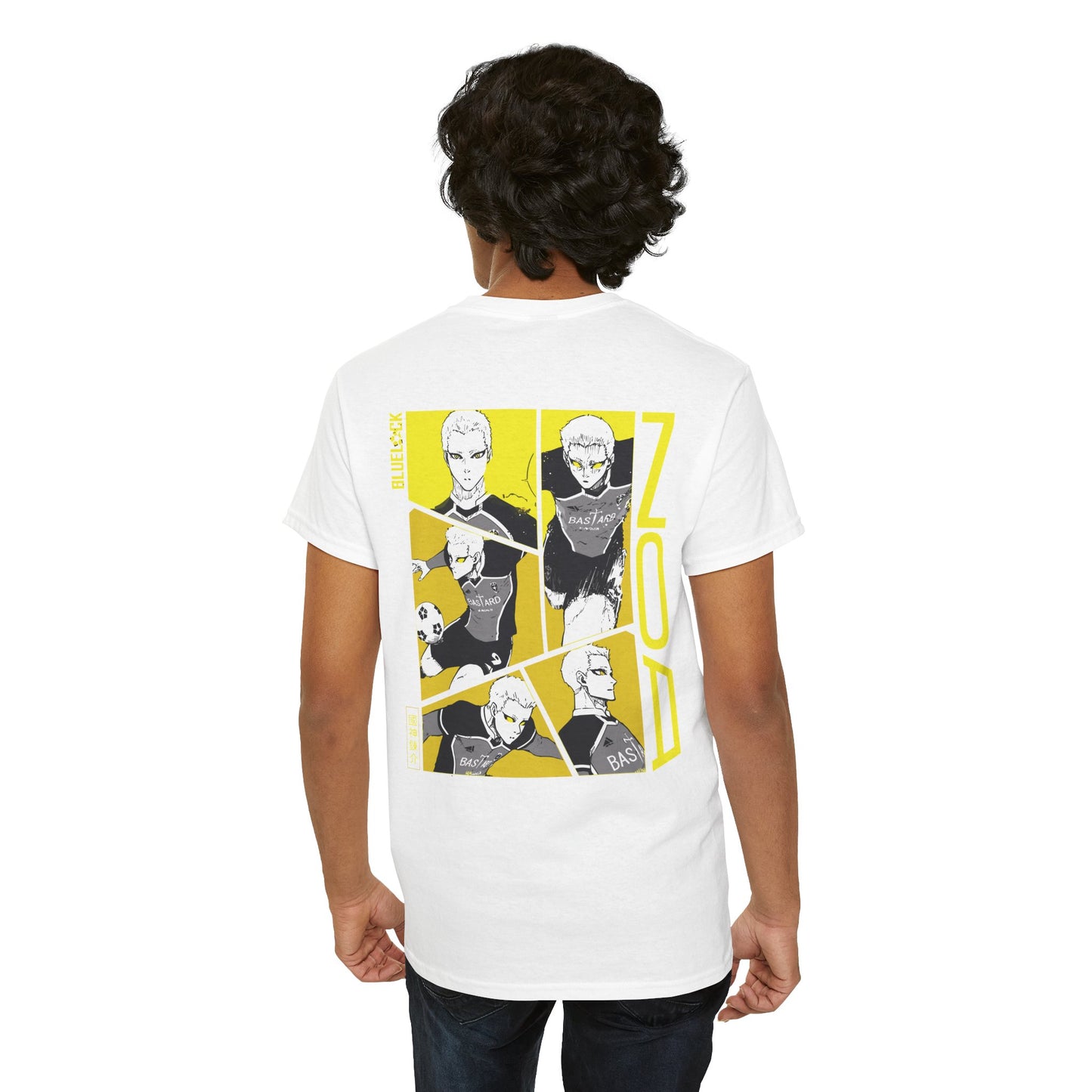 Noa "Zero" Blue Lock Heavyweight Tee | Maklenn