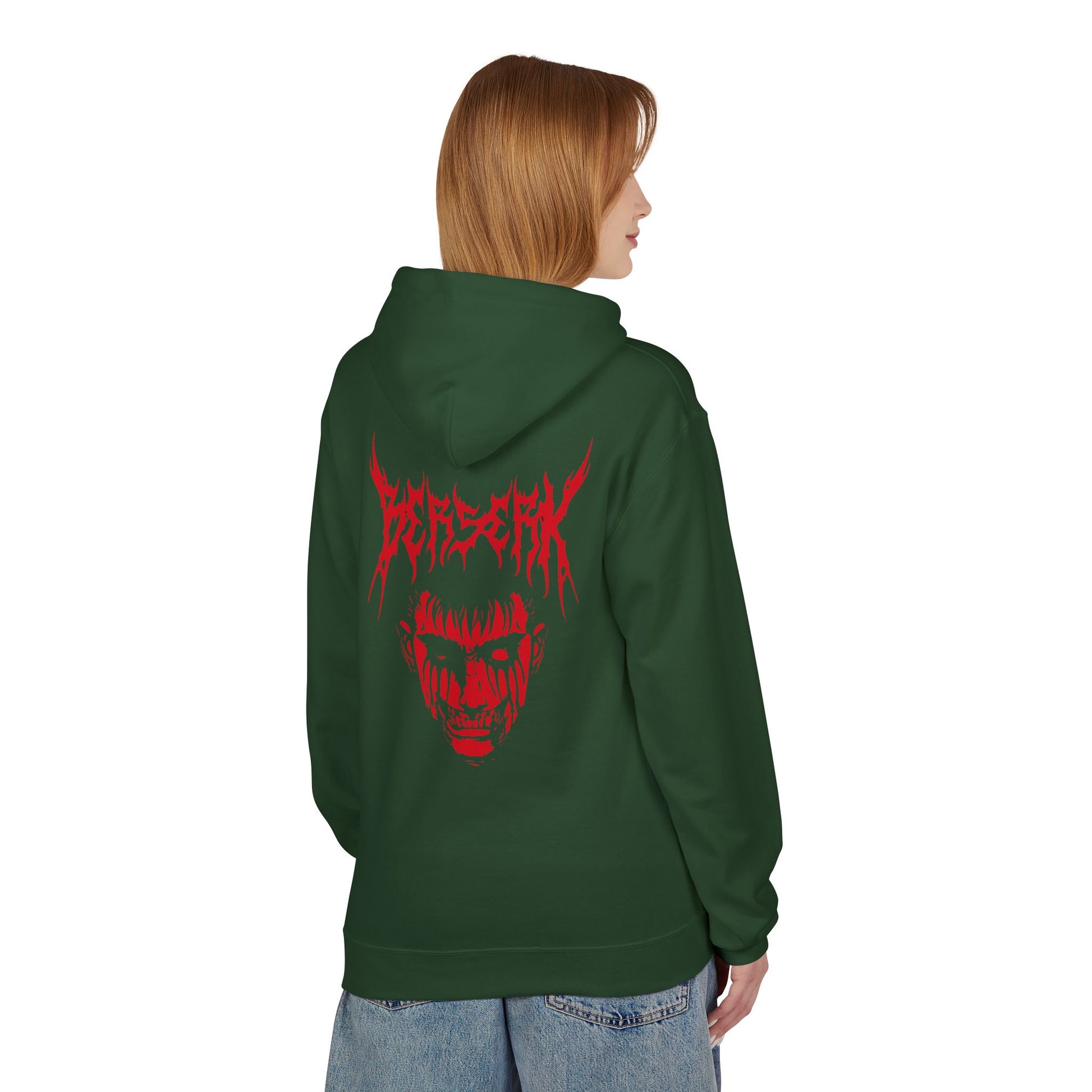 Gothic Graphic Hoodie, Unisex Streetwear, Cozy Fleece Sweatshirt, Perfect for Halloween, Edgy Fashion Gift, Unique Layering Piece Printify