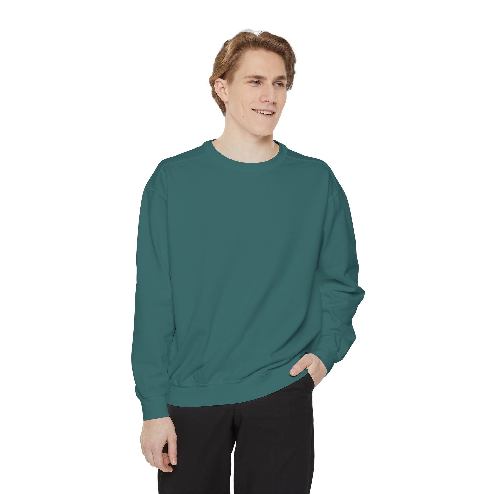 Bold Graphic Unisex Sweatshirt, Cozy Streetwear, Perfect Gift for Comics Fans, Casual Everyday Wear, Unique Holiday Apparel Printify