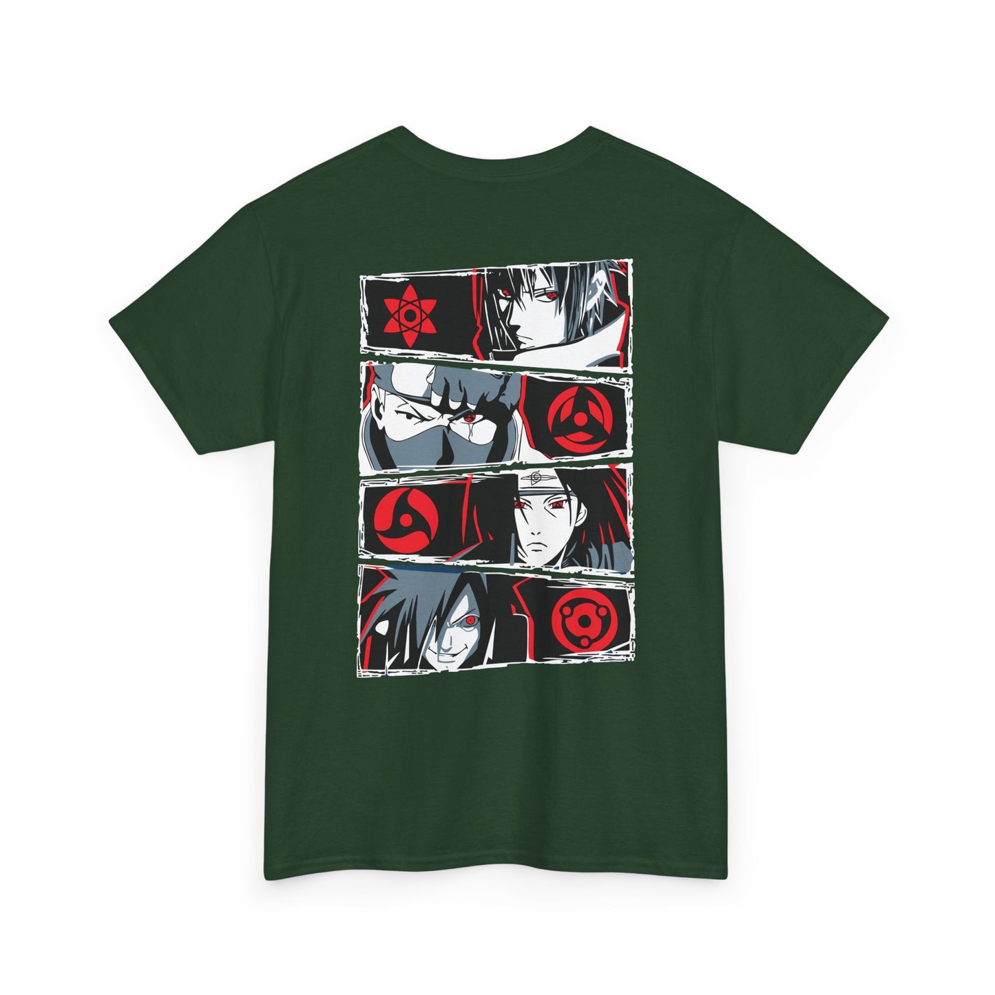 Anime Eyes Graphic Tee — Manga Character Panel Back Print
