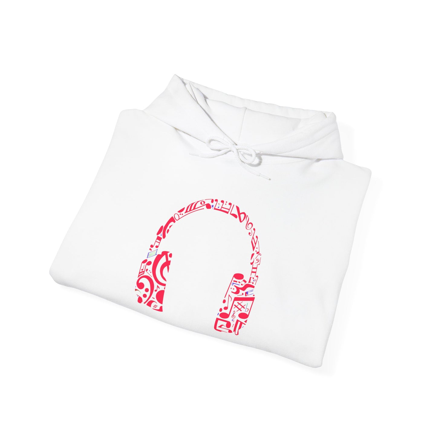 Music Vibes Unisex Hoodie - Cozy Sweatshirt for Music Lovers, Gift for Musicians, Casual Wear, Festival Style, Headphones Design Printify