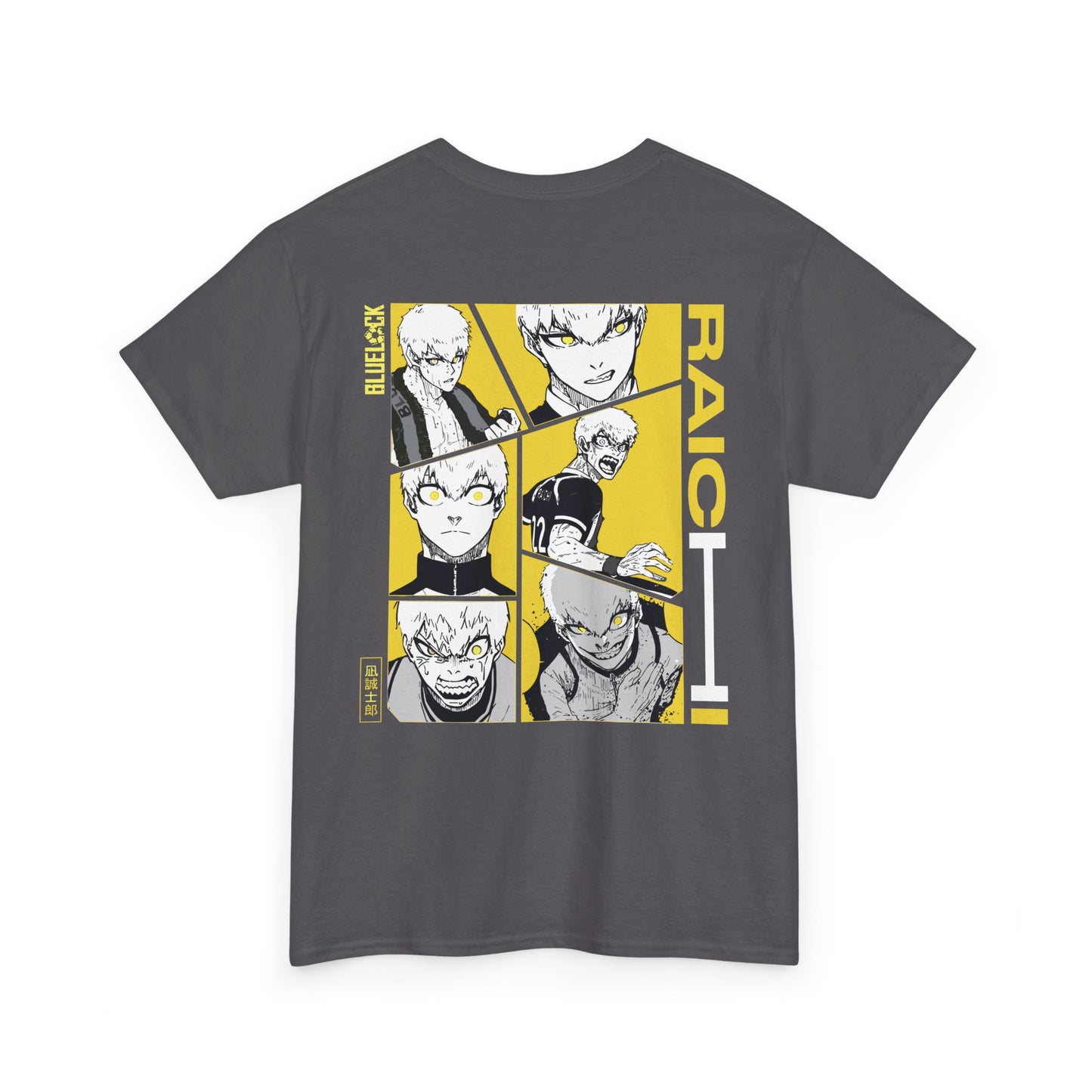 Raichi "Heat" Blue Lock Heavyweight Tee | Maklenn