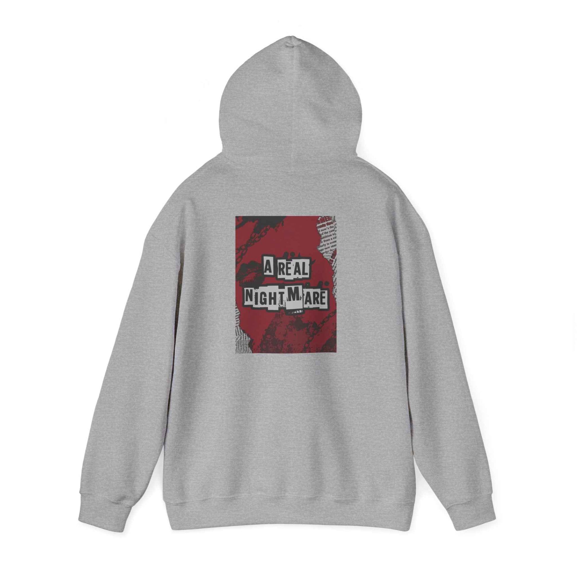 A Real Nightmare Hoodie - Cozy Unisex Sweatshirt for Halloween, Casual Wear, Gifts, Fall Fashion, Party,USA trend, Mens hoodie us,Australia genz edition,Canada online hoodie fashion