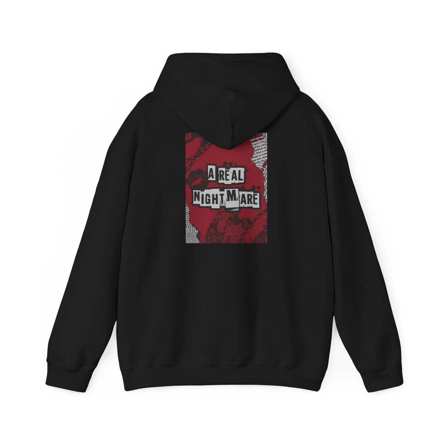 A Real Nightmare Hoodie - Cozy Unisex Sweatshirt for Halloween, Casual Wear, Gifts, Fall Fashion, Party,USA trend, Mens hoodie us,Australia genz edition,Canada online hoodie fashion Printify