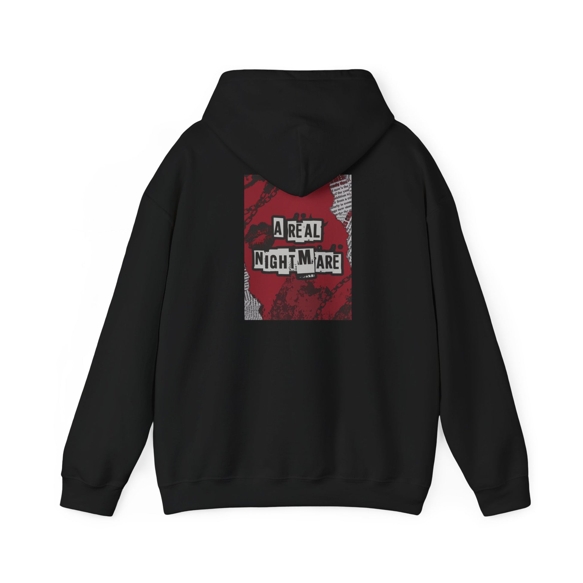 A Real Nightmare Hoodie - Cozy Unisex Sweatshirt for Halloween, Casual Wear, Gifts, Fall Fashion, Party,USA trend, Mens hoodie us,Australia genz edition,Canada online hoodie fashion Printify