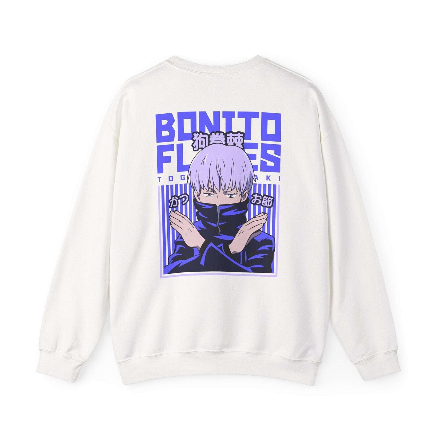 Anime Crewneck Sweatshirt — Jujutsu Kaisen Inspired Back Graphic (Gojo Satoru) Maklenn Anime Crewneck Sweatshirt — Jujutsu Kaisen Inspired Back Graphic (Gojo Satoru) Sweatshirt Maklenn www.maklenn.com India 33.23