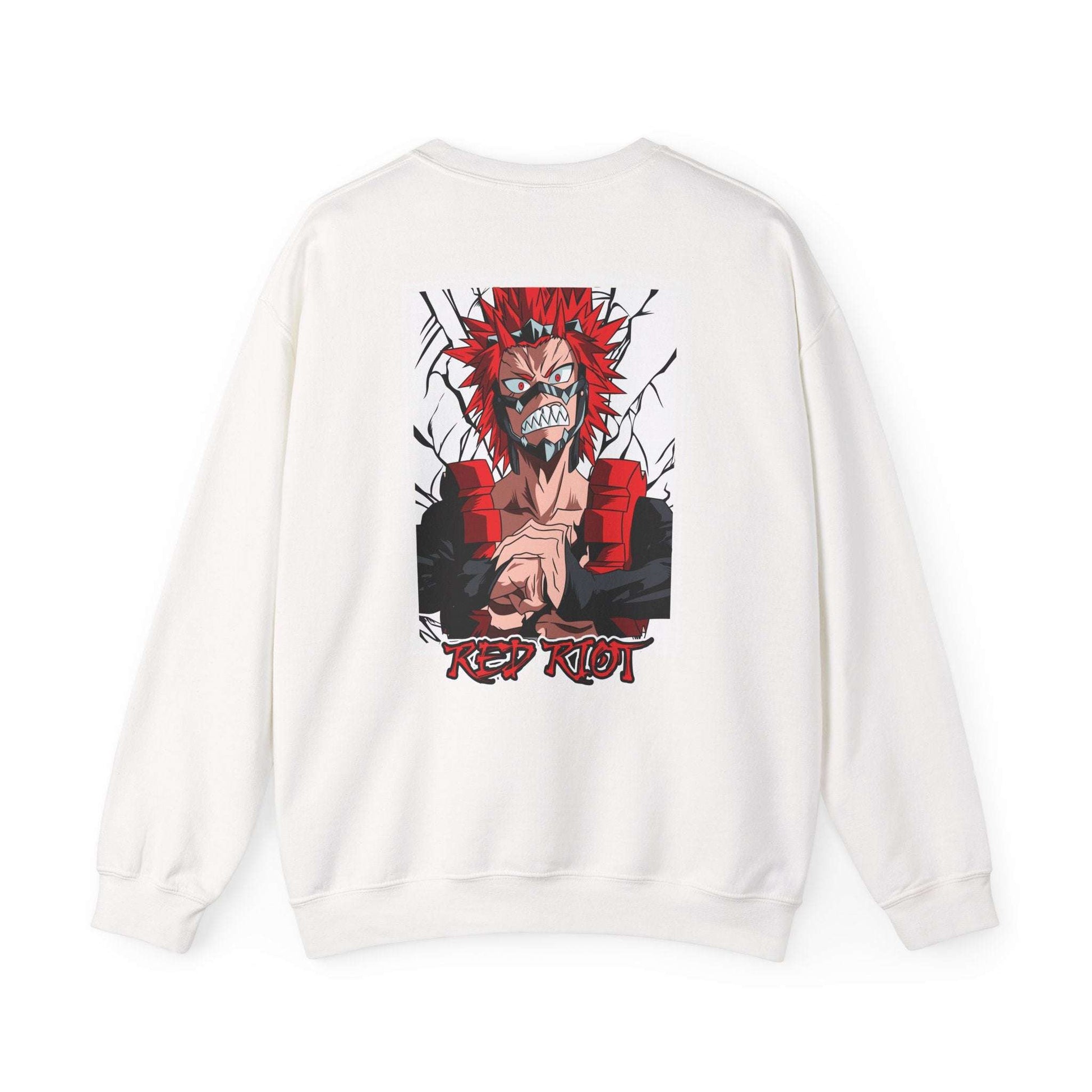 Crewneck Sweatshirt — Red Riot Anime Graphic (Keep Riot) Maklenn Crewneck Sweatshirt — Red Riot Anime Graphic (Keep Riot) Sweatshirt Maklenn www.maklenn.com India 33.23