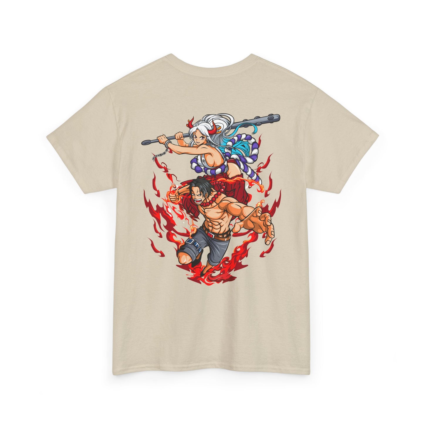 One Piece Anime T-Shirt — Luffy & Whitebeard Battle Graphic Tee