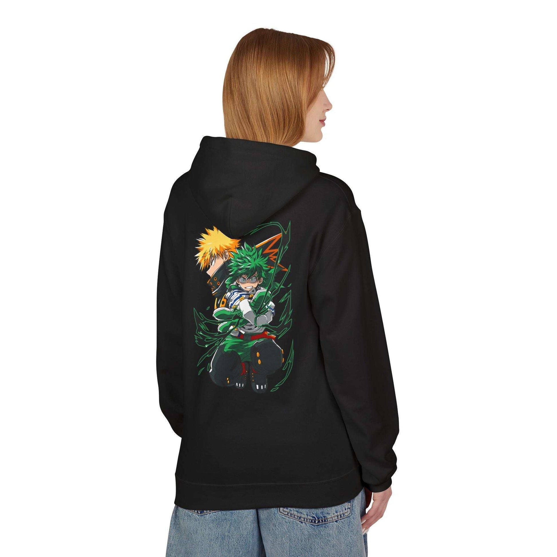 Anime Hero Duo Hoodie — Action Back Print with Japanese Logo Maklenn Anime Hero Duo Hoodie — Action Back Print with Japanese Logo Hoodie Maklenn www.maklenn.com India 39.87