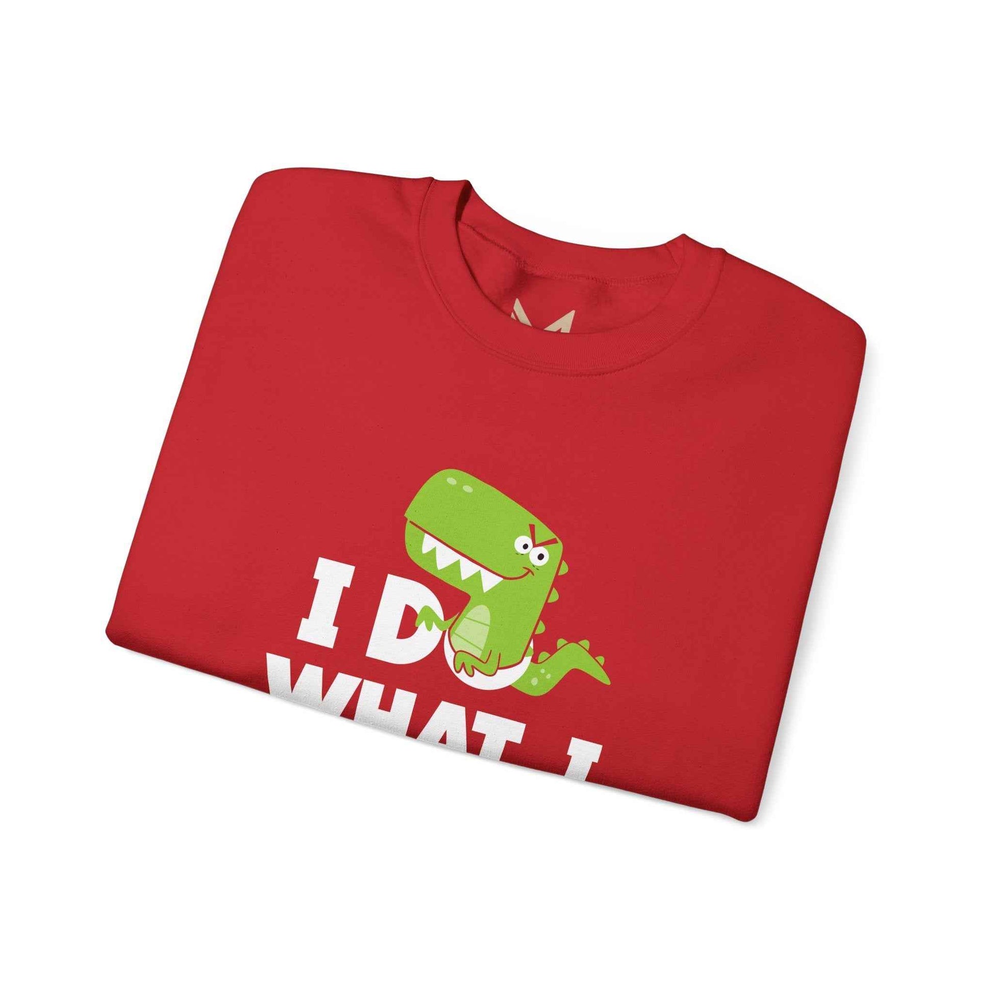 Dinosaur Quote Sweatshirt, Funny Crewneck, Gifts for Kids & Teens, Birthday or Holiday Apparel, Cute Graphic Sweater