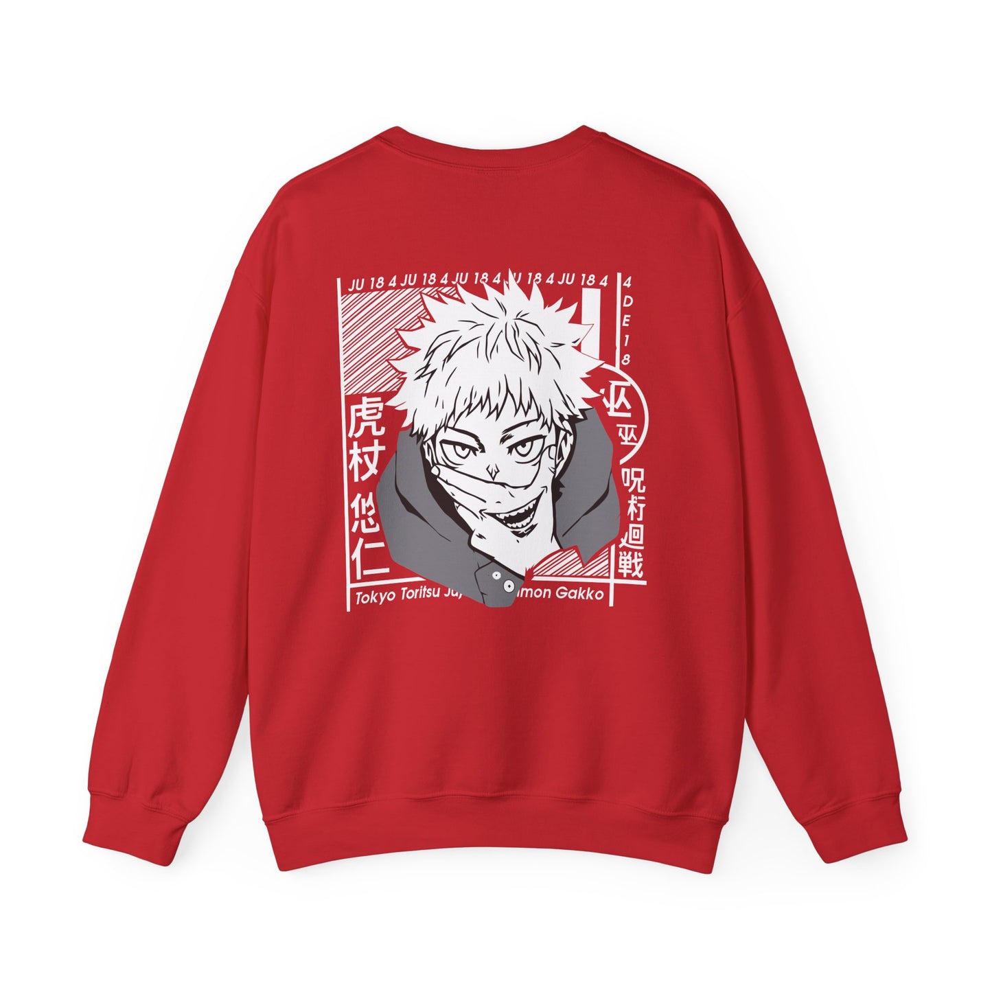 Yuji Itadori "Cursed Energy" Jujutsu Kaisen Crewneck Sweatshirt