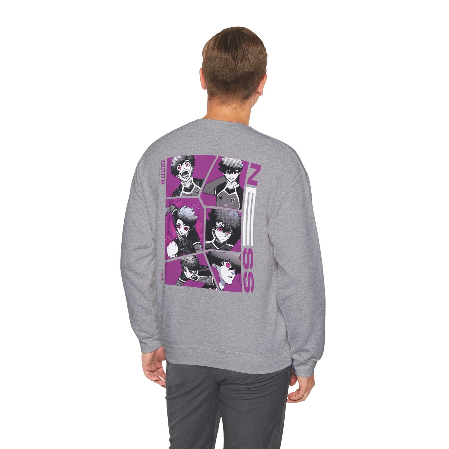 Ness "Brain" Blue Lock Heavyweight Tee | Maklenn