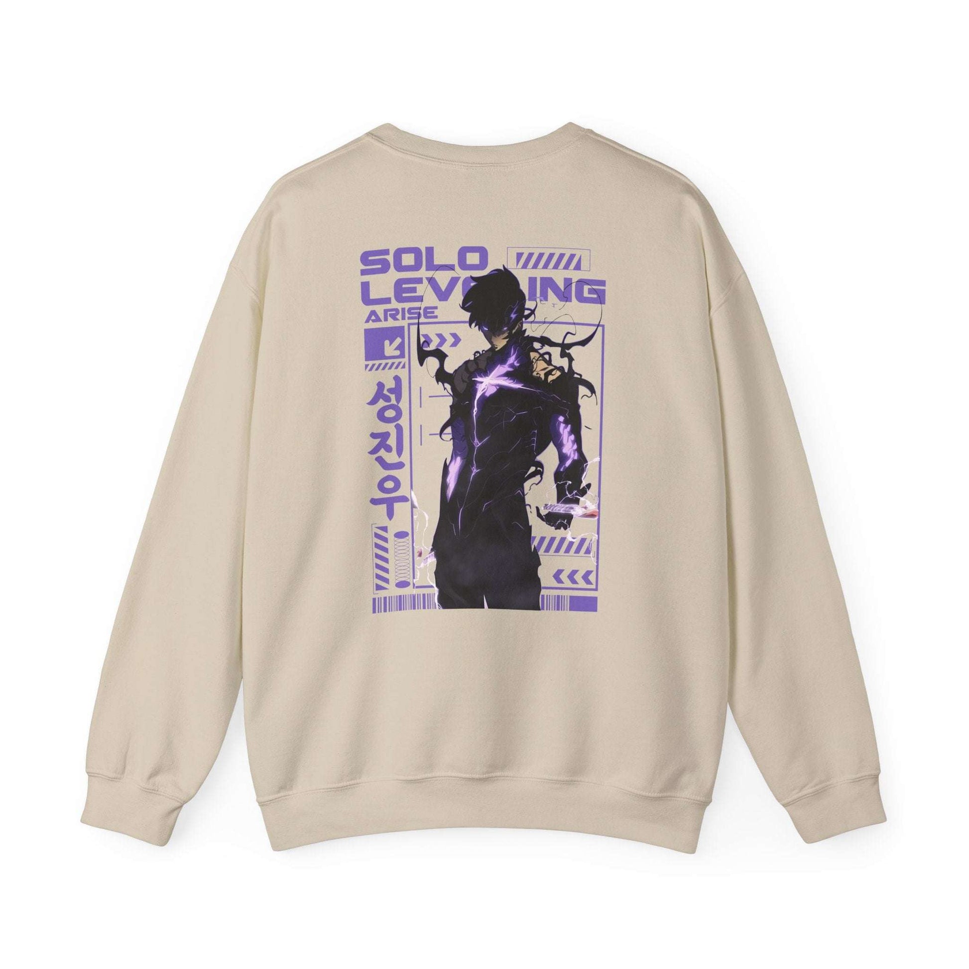Solo Leveling Crewneck Sweatshirt — Anime Graphic Pullover (Front Logo, Back Archer Silhouette) Maklenn Solo Leveling Crewneck Sweatshirt — Anime Graphic Pullover (Front Logo, Back Archer Silhouette) Sweatshirt Maklenn www.maklenn.com India