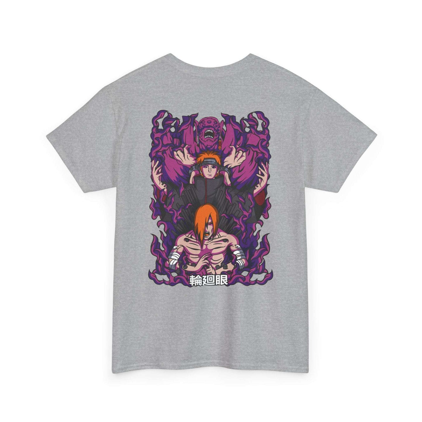Anime Demon Trio Graphic Tee — Back Print with Small Front Logo Maklenn Anime Demon Trio Graphic Tee — Back Print with Small Front Logo T-Shirt Maklenn www.maklenn.com India 21.80