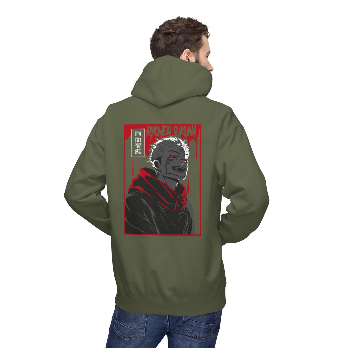 Satoru Gojo Infinity Jujutsu Kaisen Anime Streetwear – Premium Hoodie | Maklenn – View 30