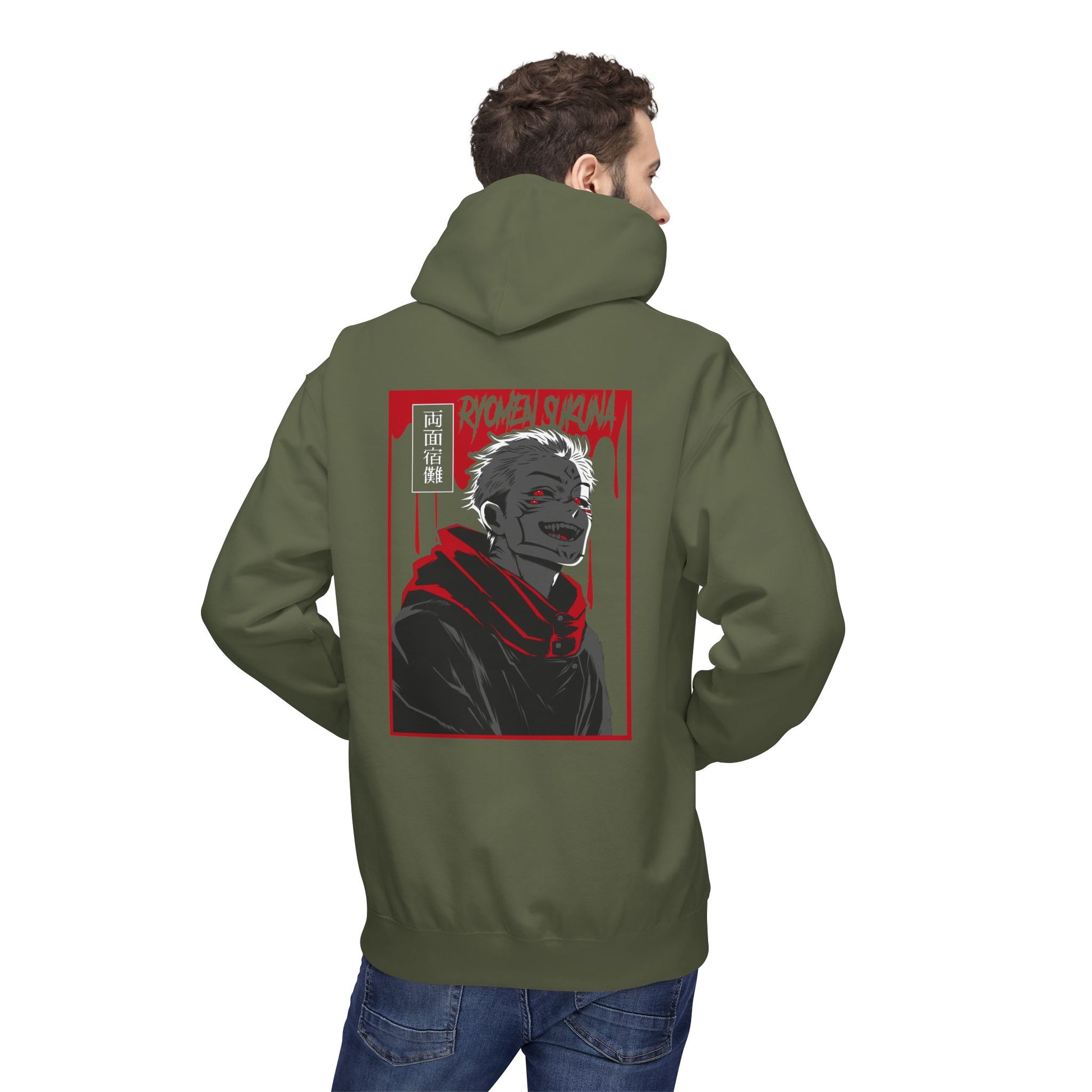 Satoru Gojo Infinity Jujutsu Kaisen Anime Streetwear – Premium Hoodie | Maklenn – View 30